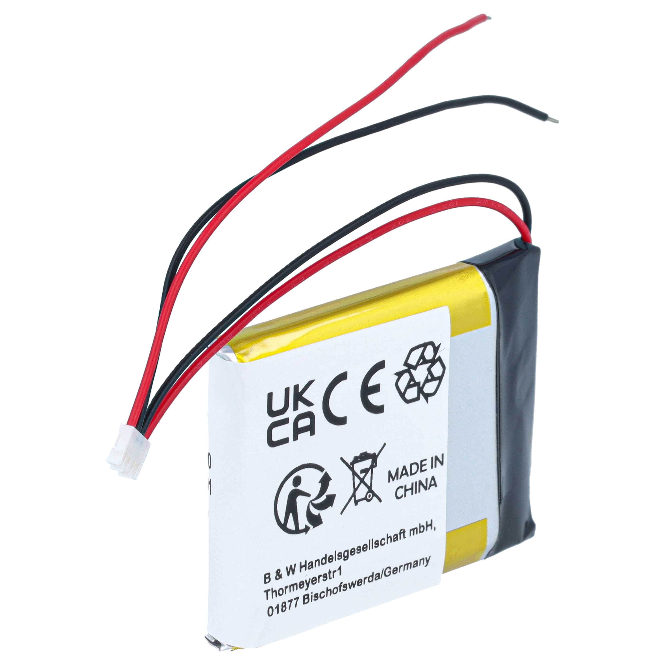 GPS Navigation-Akku als Ersatz für Garmin 361-00043-00, 361-0043-00, 361-00043-01 - 600mAh 3,7V Li-Ion