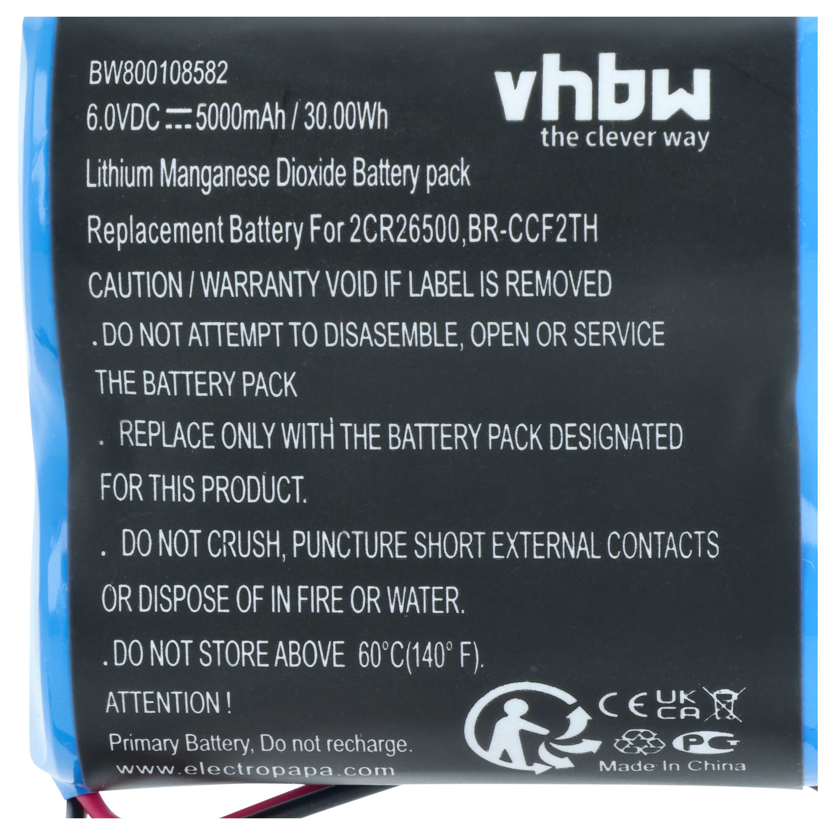 RAID Controller Battery replaces BR-CCF2TH - 5000 mAh 6 V Li-Ion