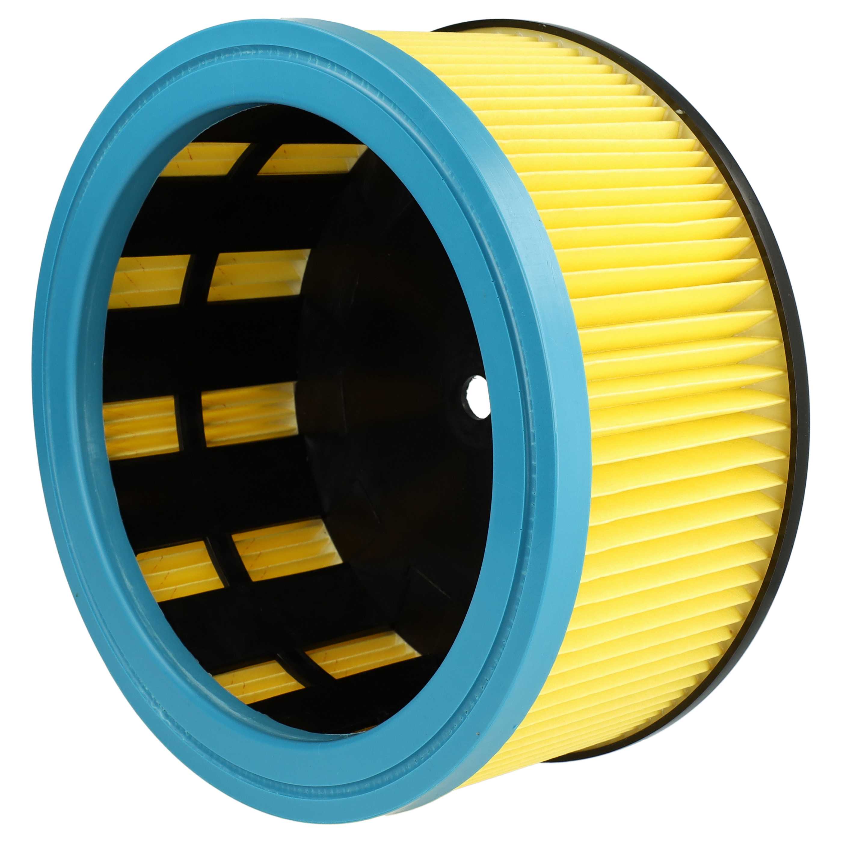 4x Filtercartridge filter replaces Metabo 631753000 for Hitachi Vacuum Cleaner, black / blue / yellow