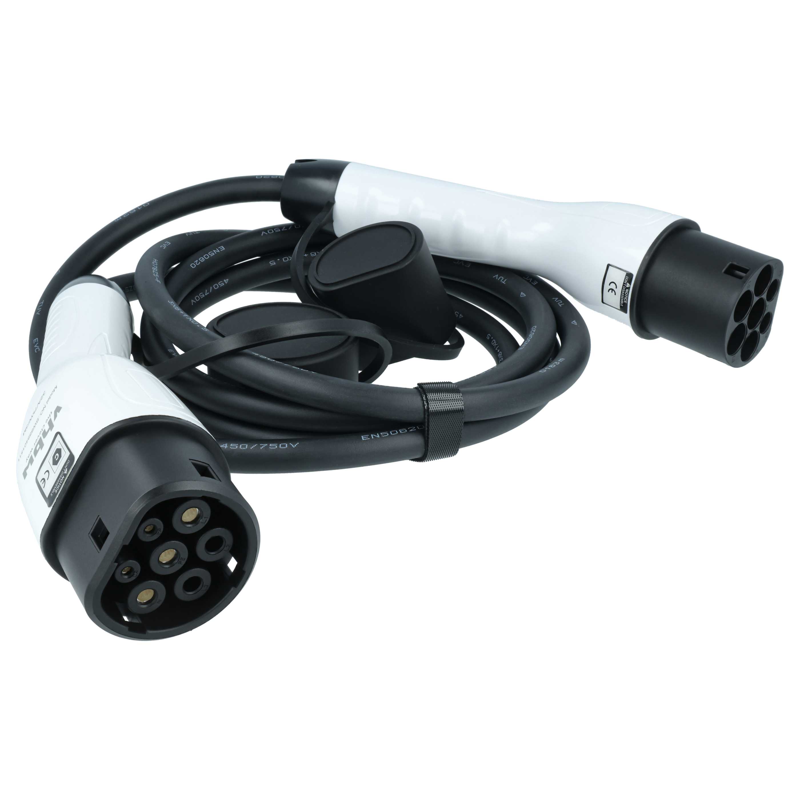 Charging Cable - Type 2 to Type 2 Cable, Single-Phase, 32 A, 7 kW, 3 m
