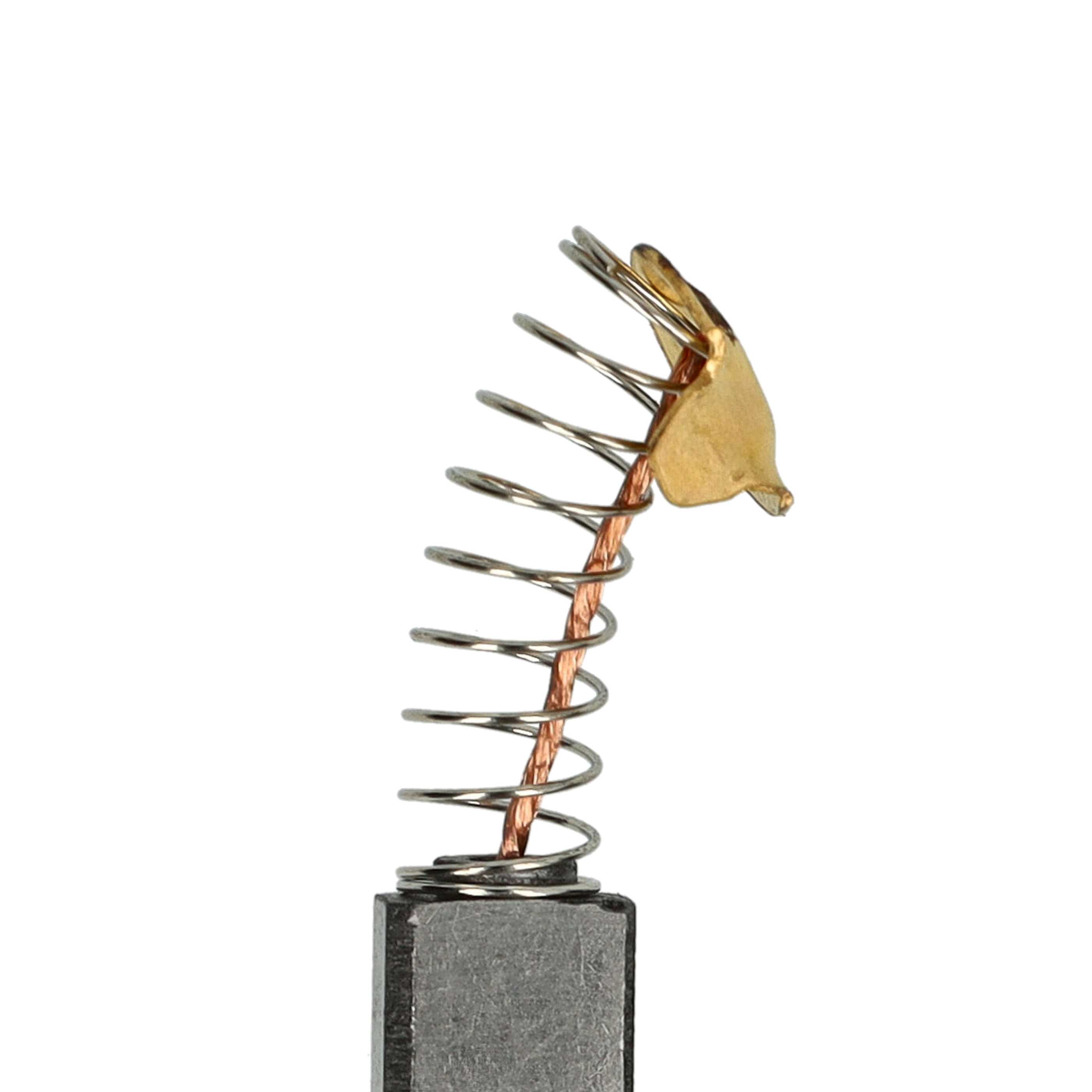2x Kohlebürste passend für Menzer / Hornbach (+ 2015) Elektrowerkzeug - 12,2 x 7,9 x 4,9mm