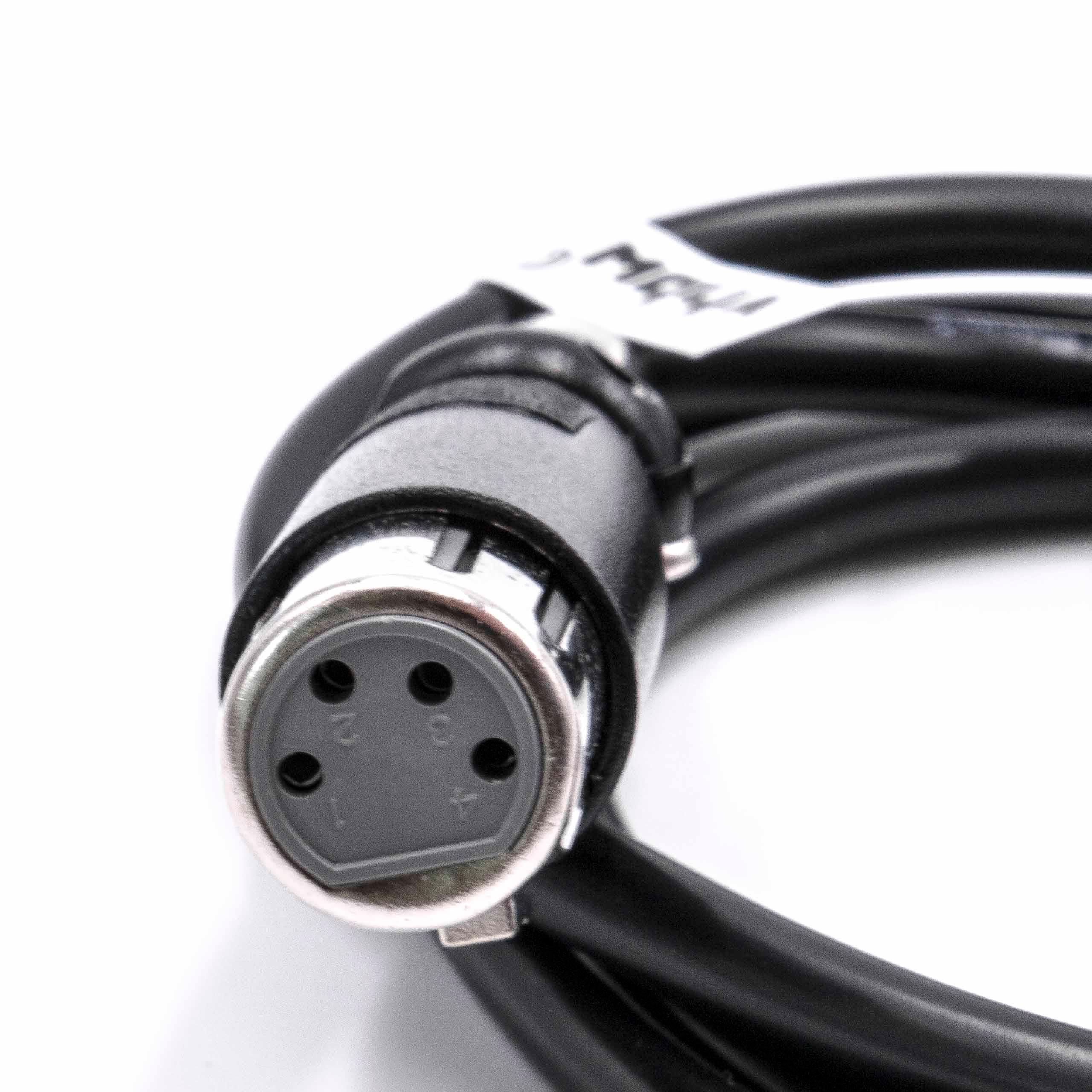 Adapter Cable D-Tap (male) to XLR 4-Pin suitable for Anton Bauer D-Tap, Dionic Camera - 1 m Black
