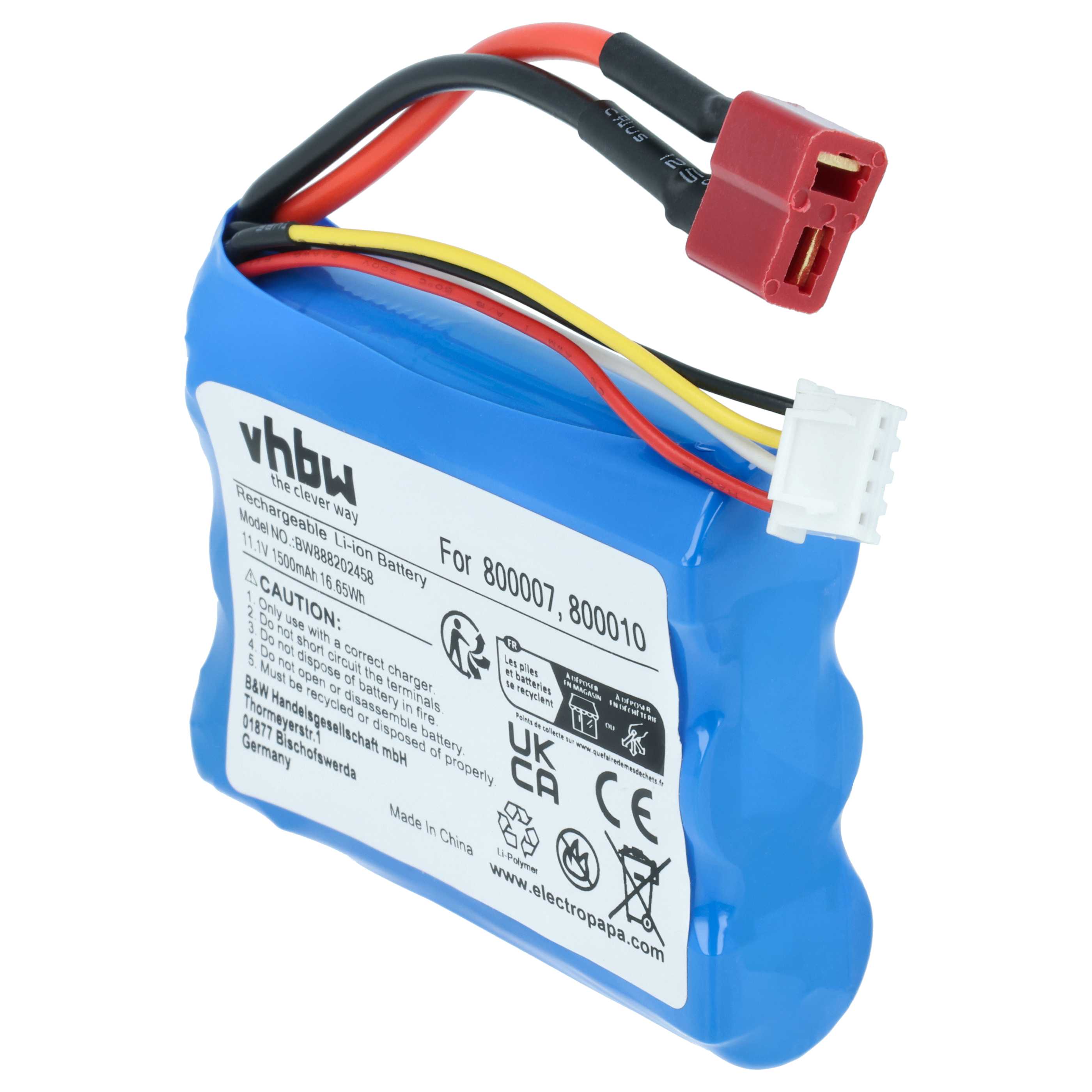 Batterie modèle radio-télécommandé - 1500mAh 11,1V Li-ion