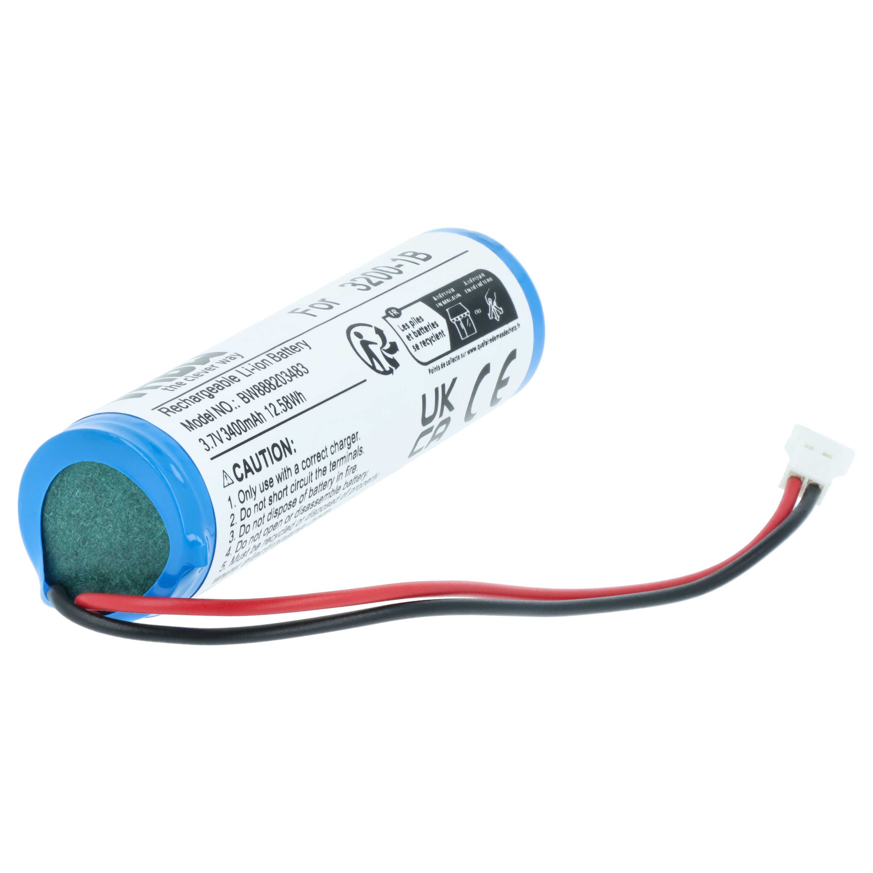 elektronische Leselupe-Akku als Ersatz für Eschenbach 3200-1B für Eschenbach - 3400mAh 3,7V Li-Ion