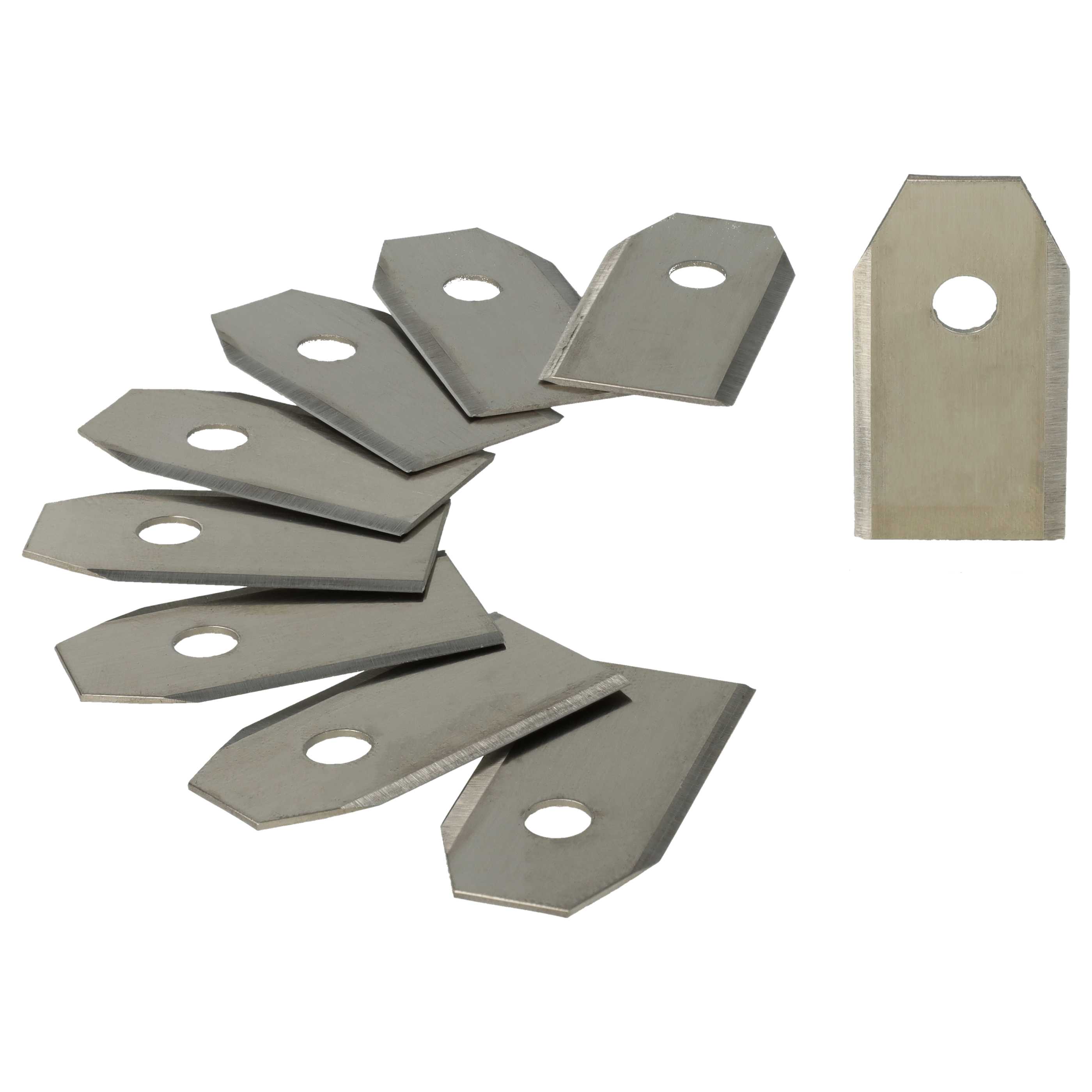18x Exchange Blade replaces Arnold AR1 for Cordless Lawnmower etc. - steel, silver