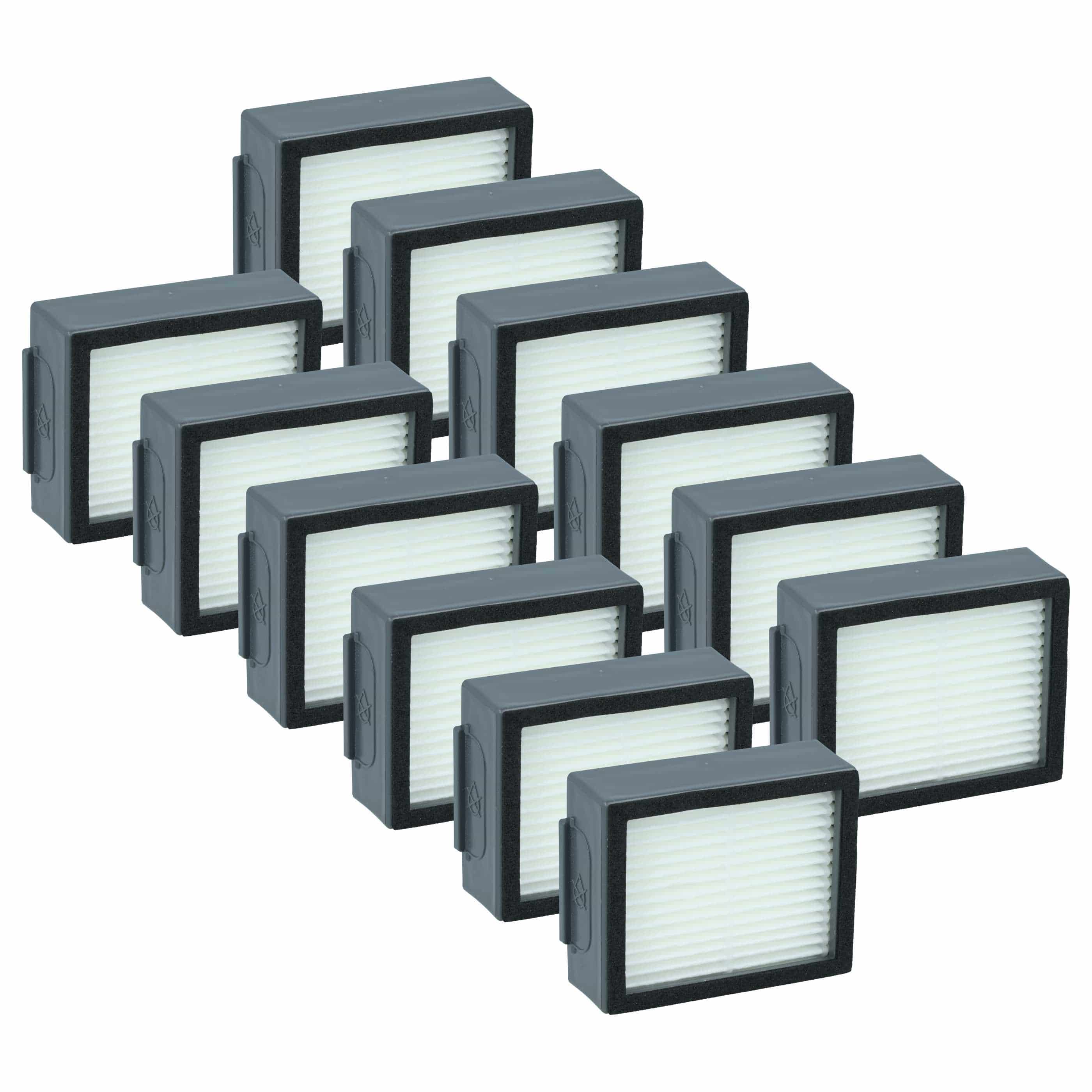 12x Filter suitable for iRobot Roomba E5, E6, E7, i7 Vacuum Cleaner
