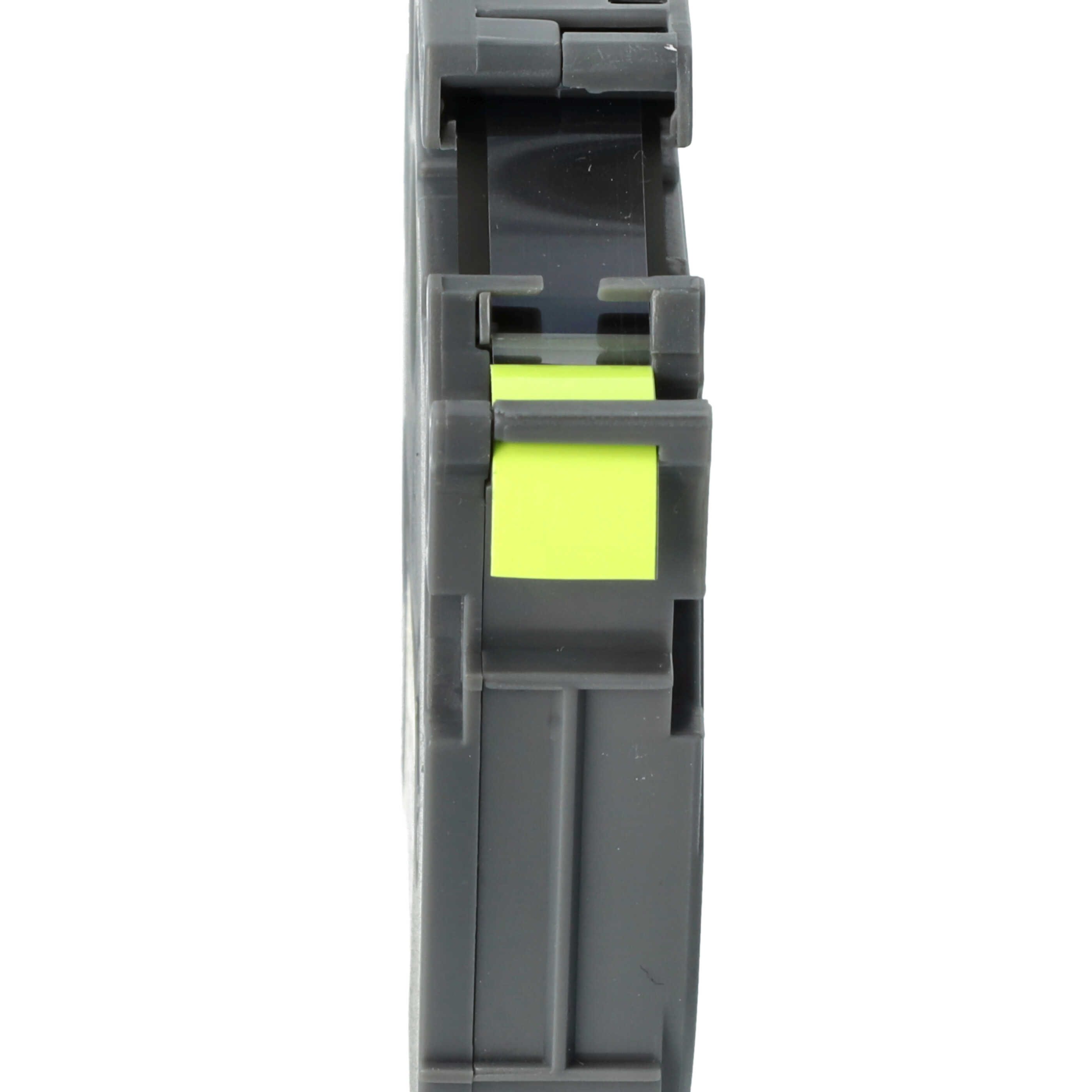 Label Tape as Replacement for Brother TZ-221, TZE-221 - 9 mm Black to Neon-Yellow