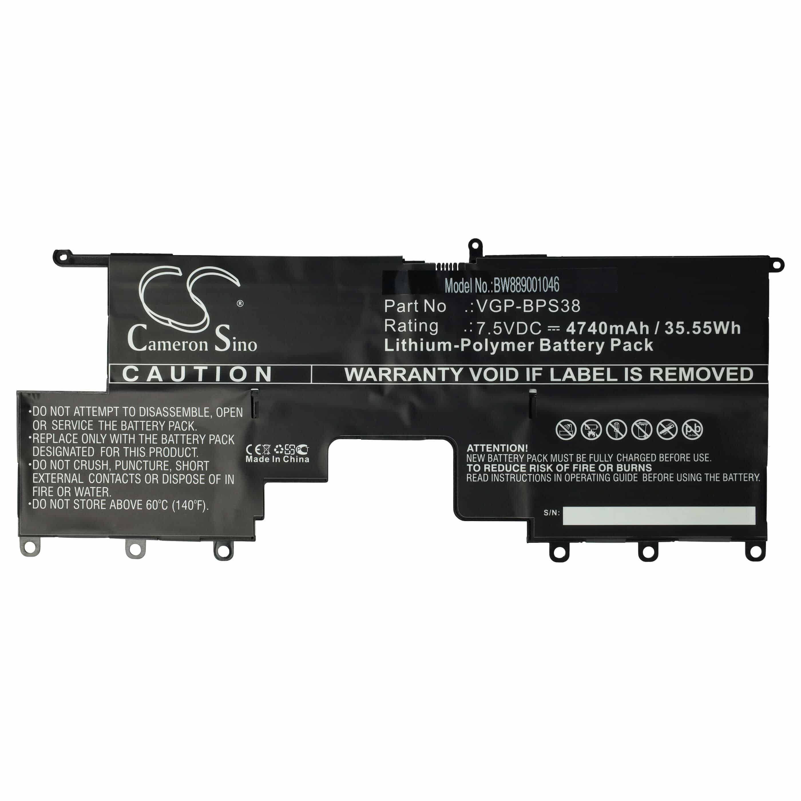 Akumulator do laptopa Sony Vaio Pro 11, Pro 13 - 4740 mAh 7,5 V LiPo