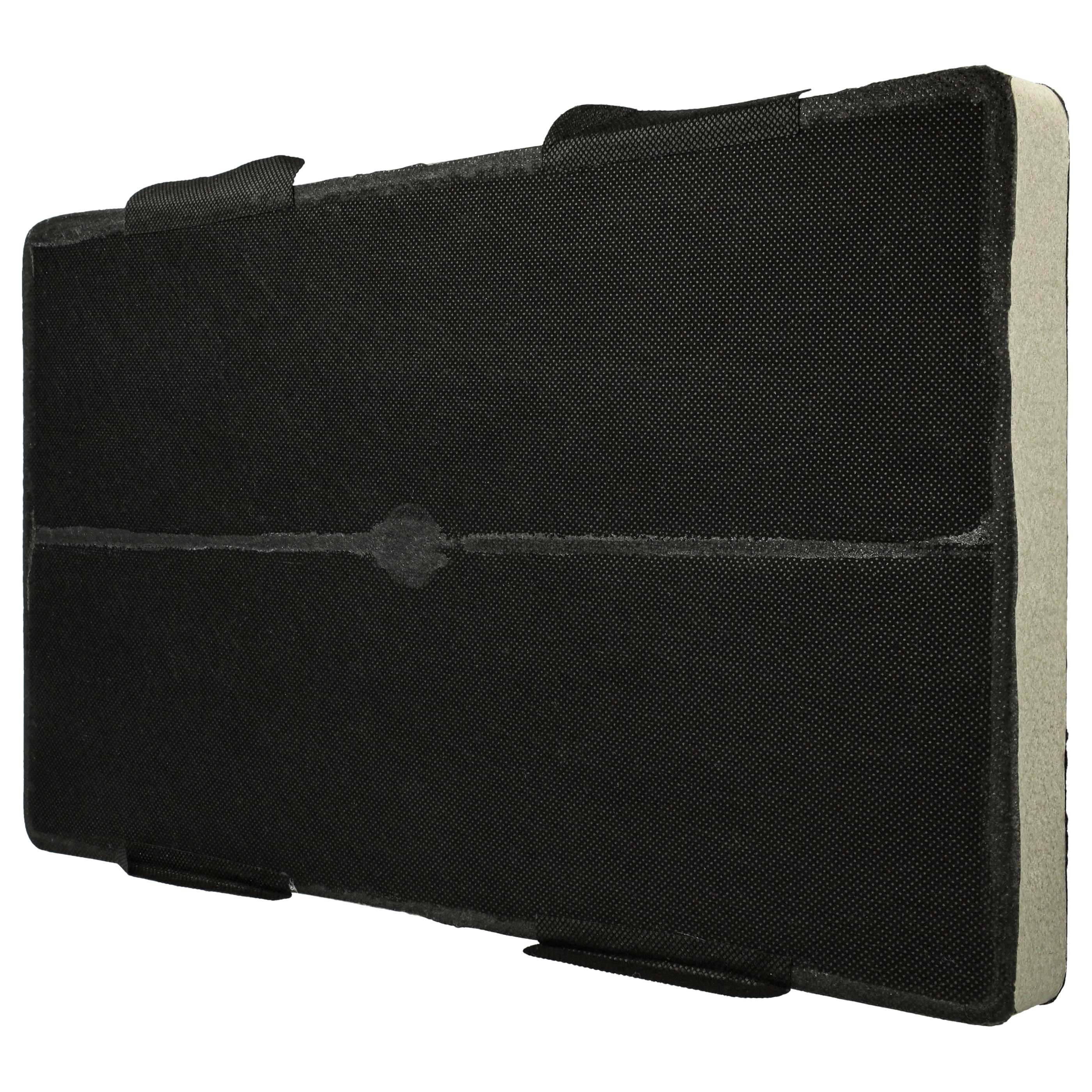 2x Filtres à charbon actif remplace Miele DKF8, 5182192, 4002514270456, 5182190, 5182191 pour hotte Miele