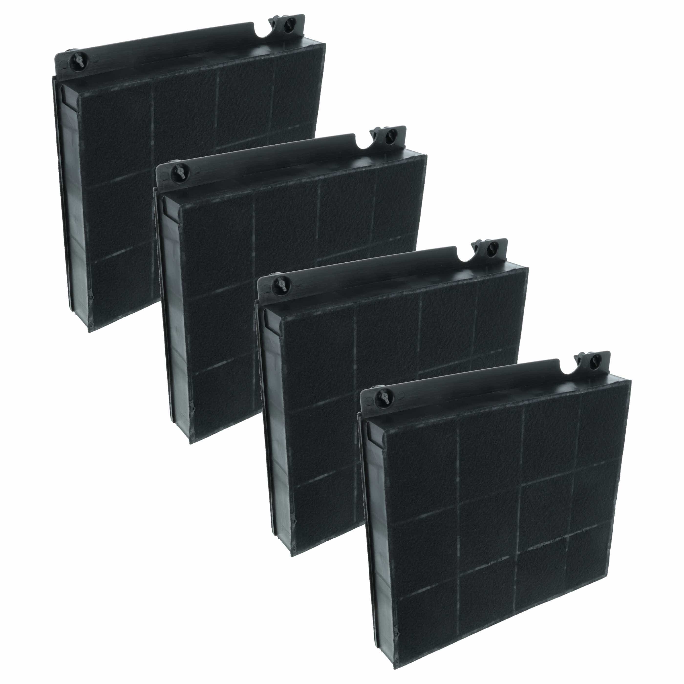 4x Filtres à charbon actif remplace AEG MCFE01 pour hotte AEG