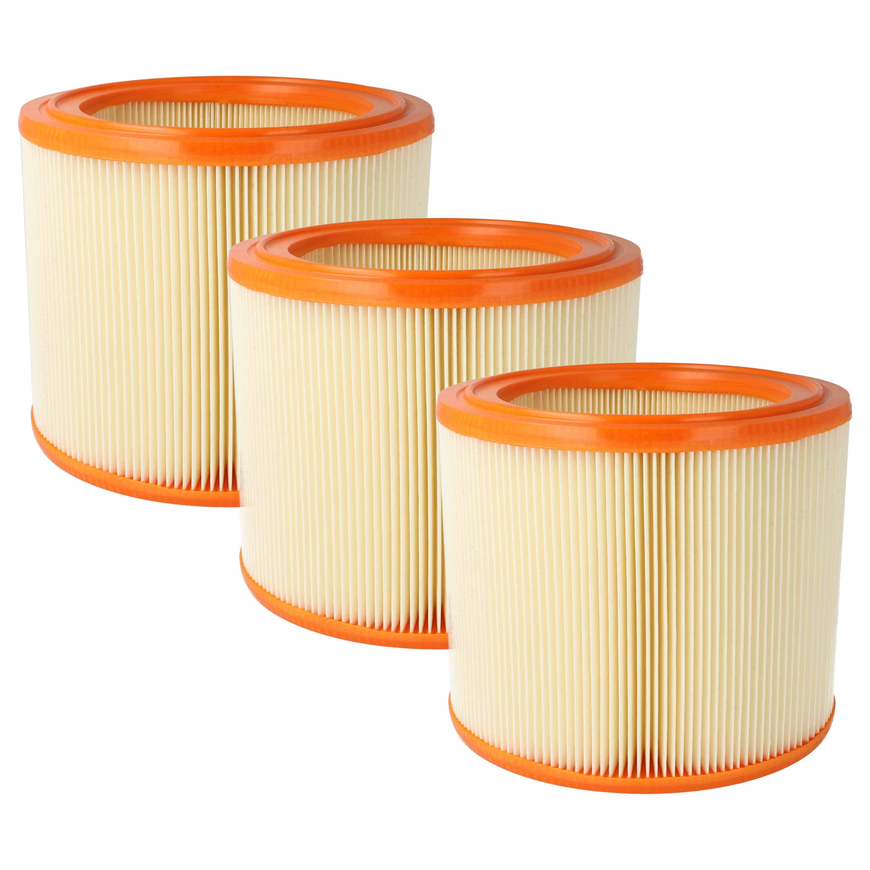 3x Filterpleated filter replaces ALTO/WAP/Nilfisk 60077 for Festool Vacuum Cleaner