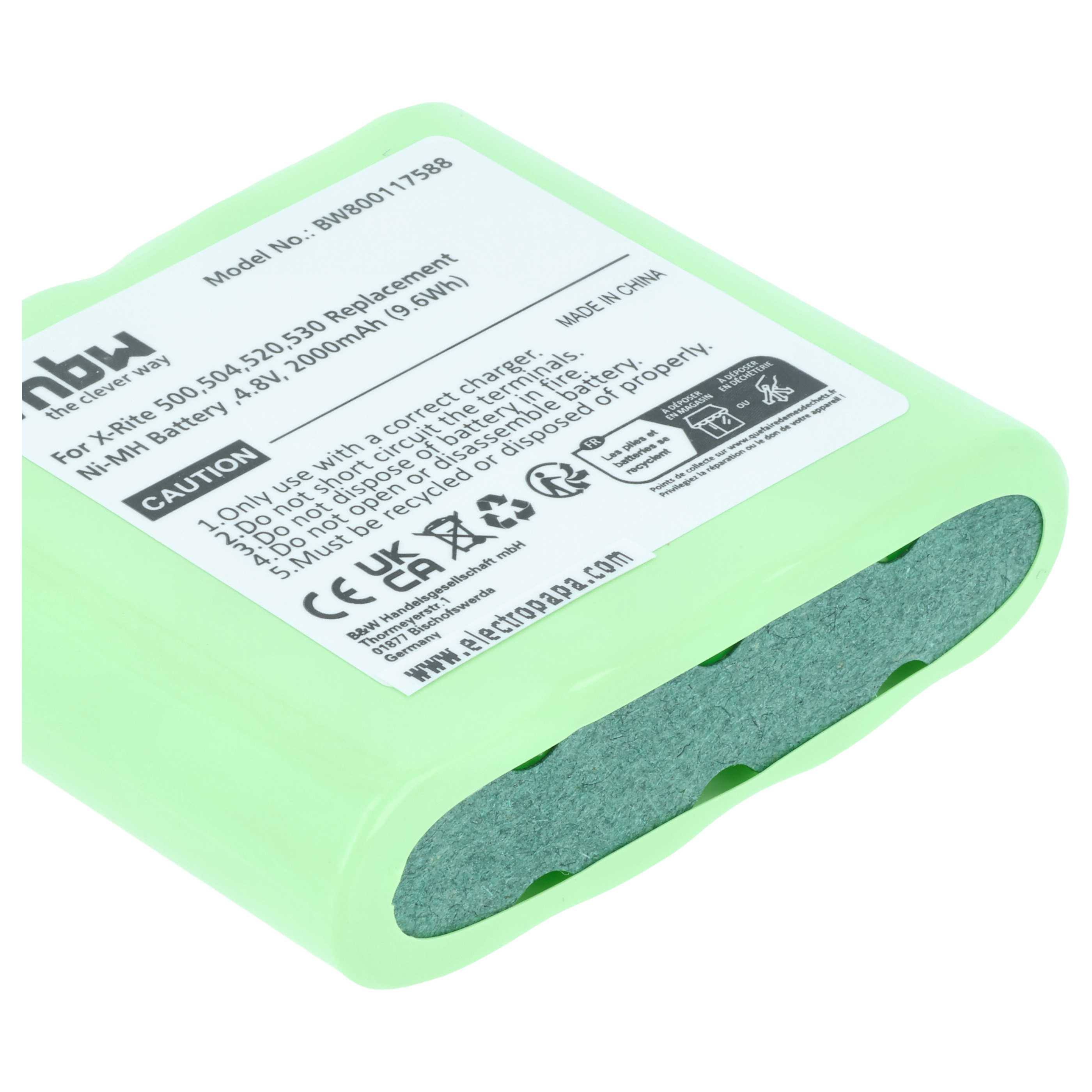 Akumulator do przyrządu pomiarowego zamiennik X-Rite SE15-26 - 2000 mAh 4,8 V NiMH
