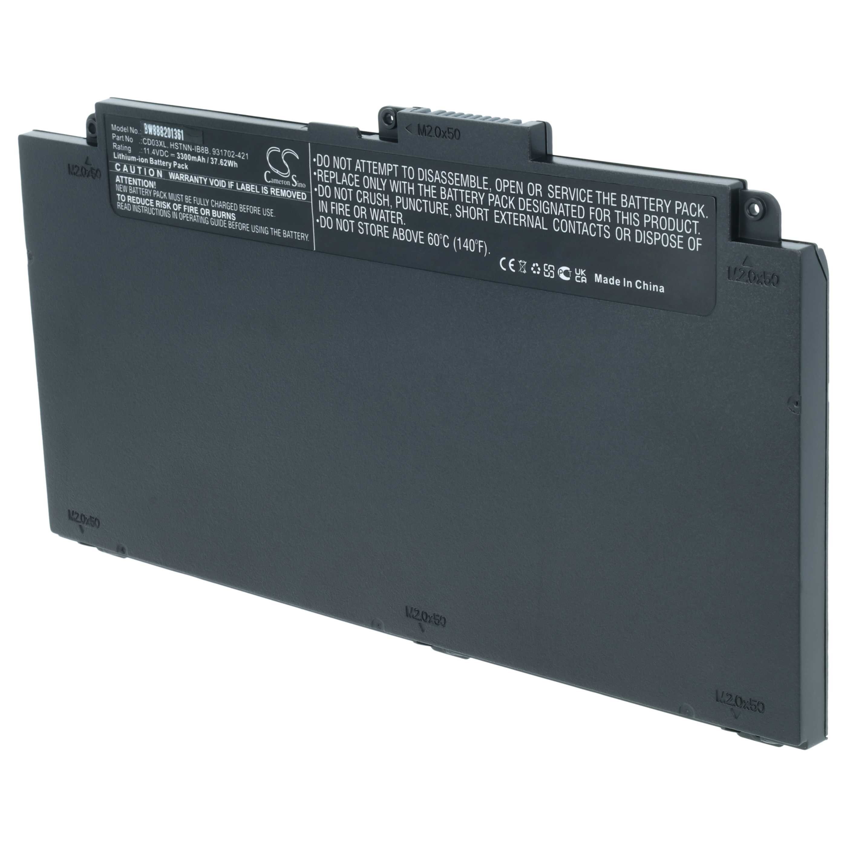 Akumulator do laptopa zamiennik HP 931702-421, 931702-171, 931702-541 - 3300 mAh 11,4 V Li-Ion, czarny