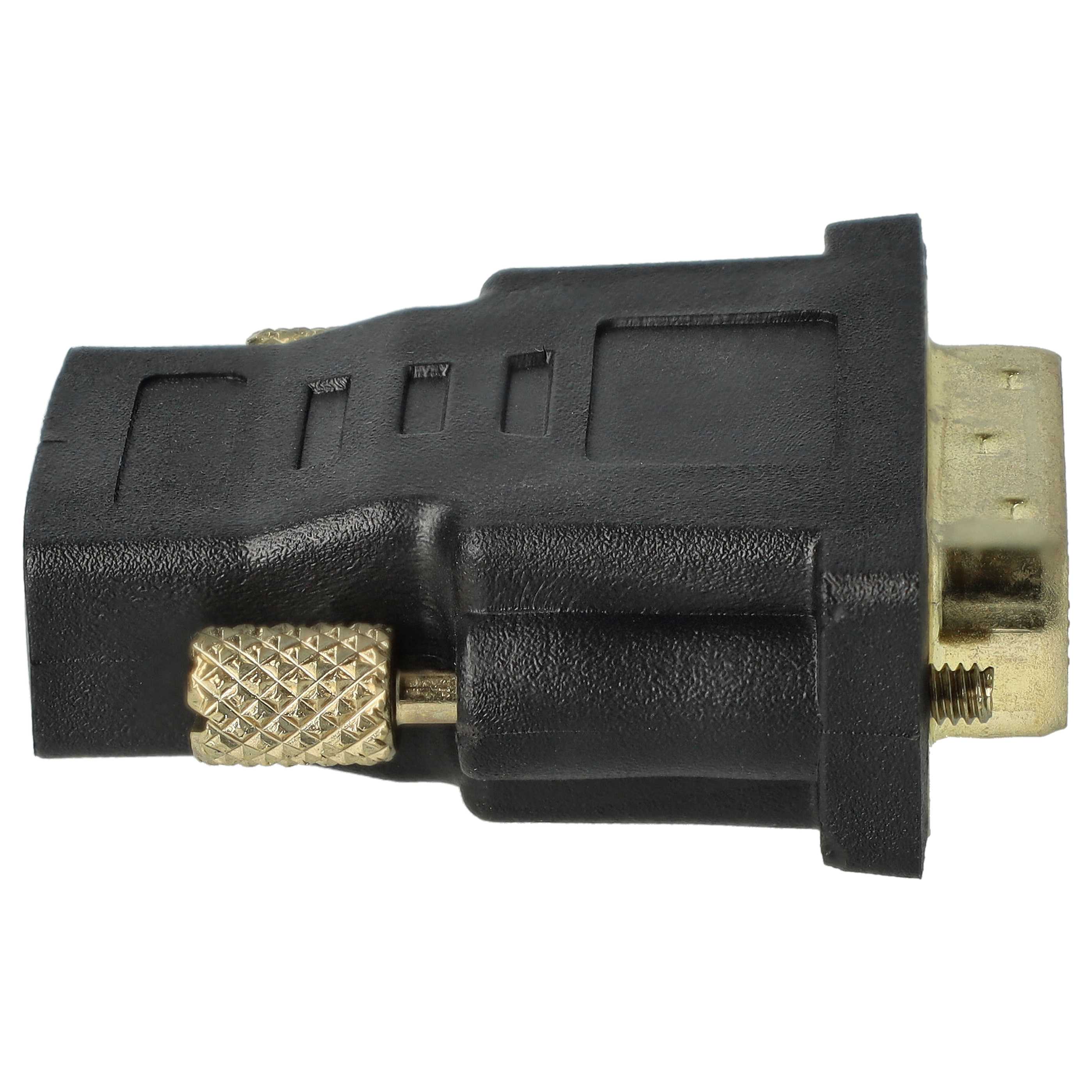 vhbw Adaptador HDMI-DVI para conectar dispositivos DVI - Clavija HDMI-A (macho) a DVI (hembra) negro