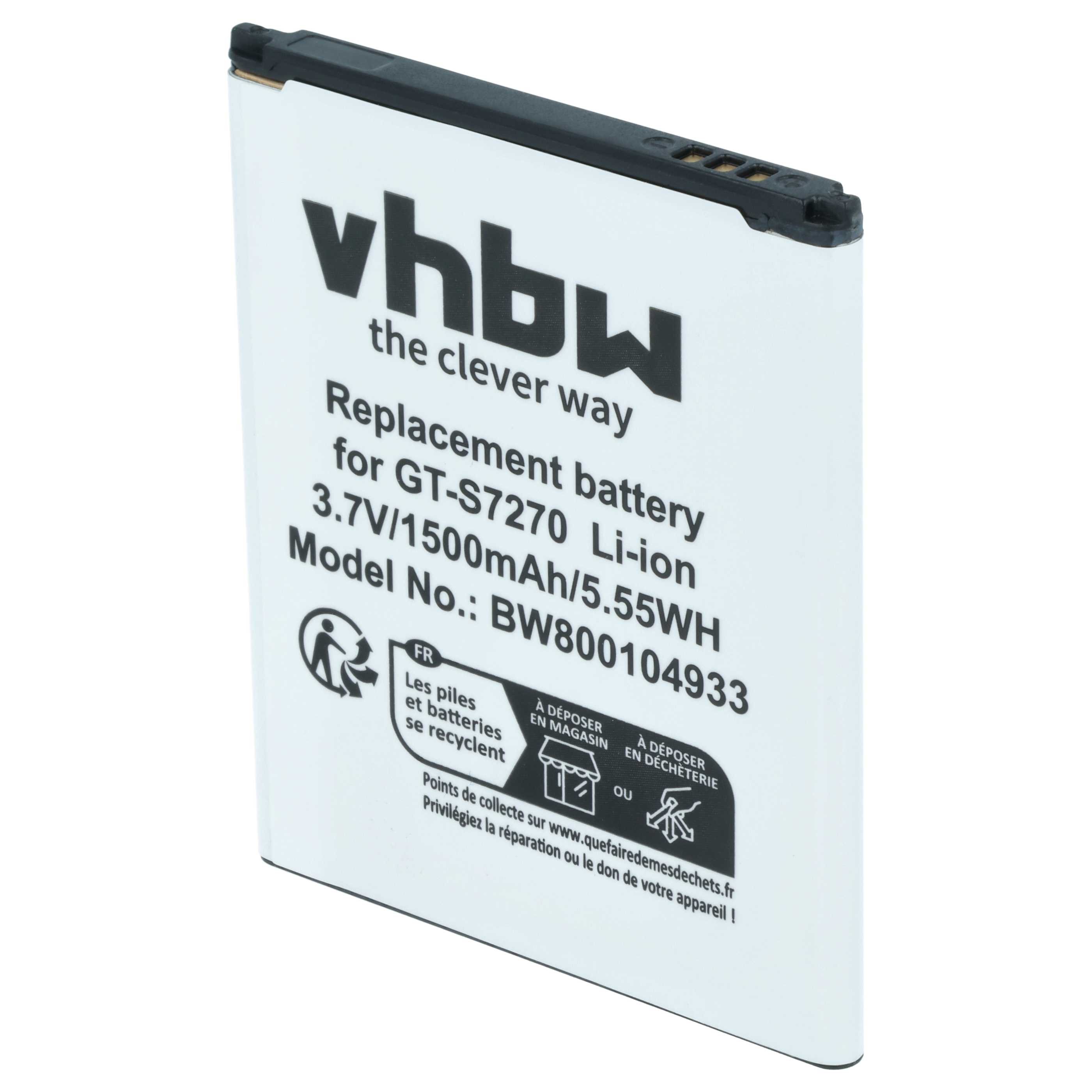 Akumulator do telefonu smartfona zamiennik Samsung B100, EB-B100AE, B100AE - 1500 mAh 3,7 V Li-Ion
