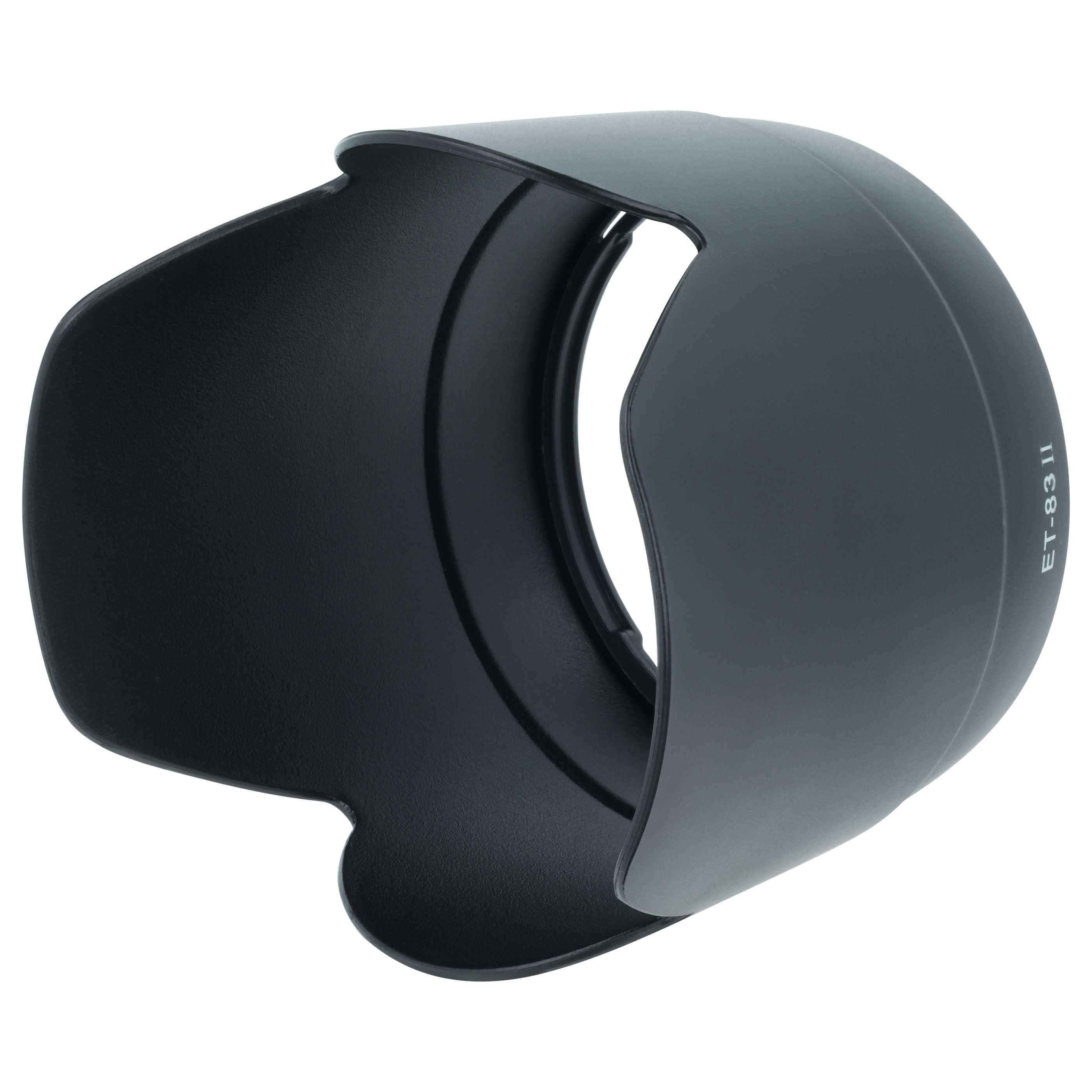 Lens Hood replaces Canon ET-83 II for Canon Lens with 77 mm Diameter, plastic, black