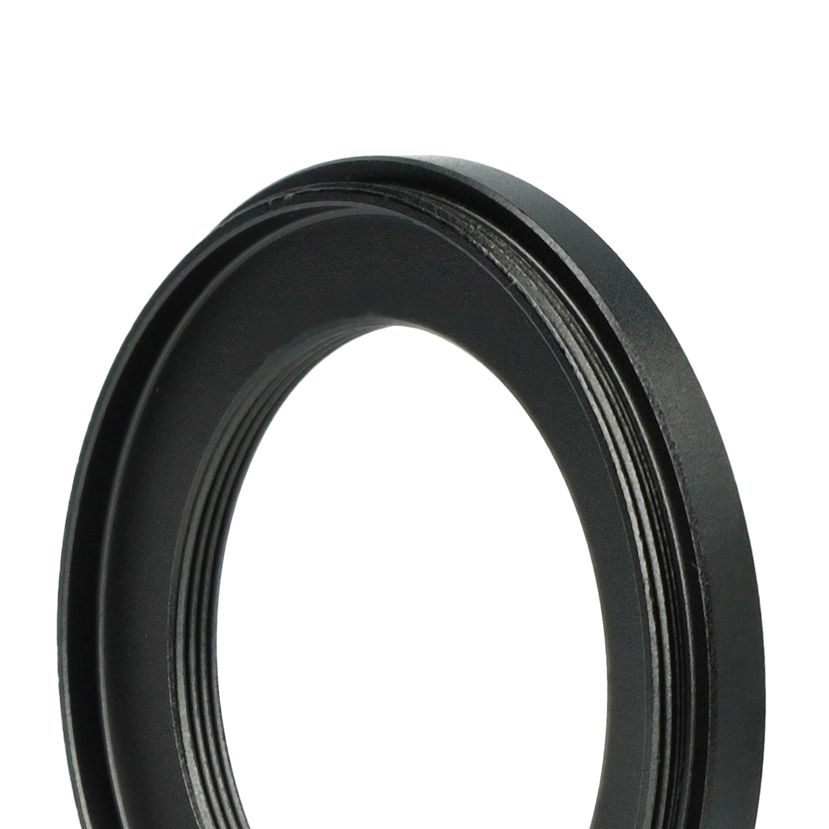 Step-Down-Ring Adapter von 52 mm auf 37 mm passend für Kamera Objektiv - Filteradapter, Metall, schwarz