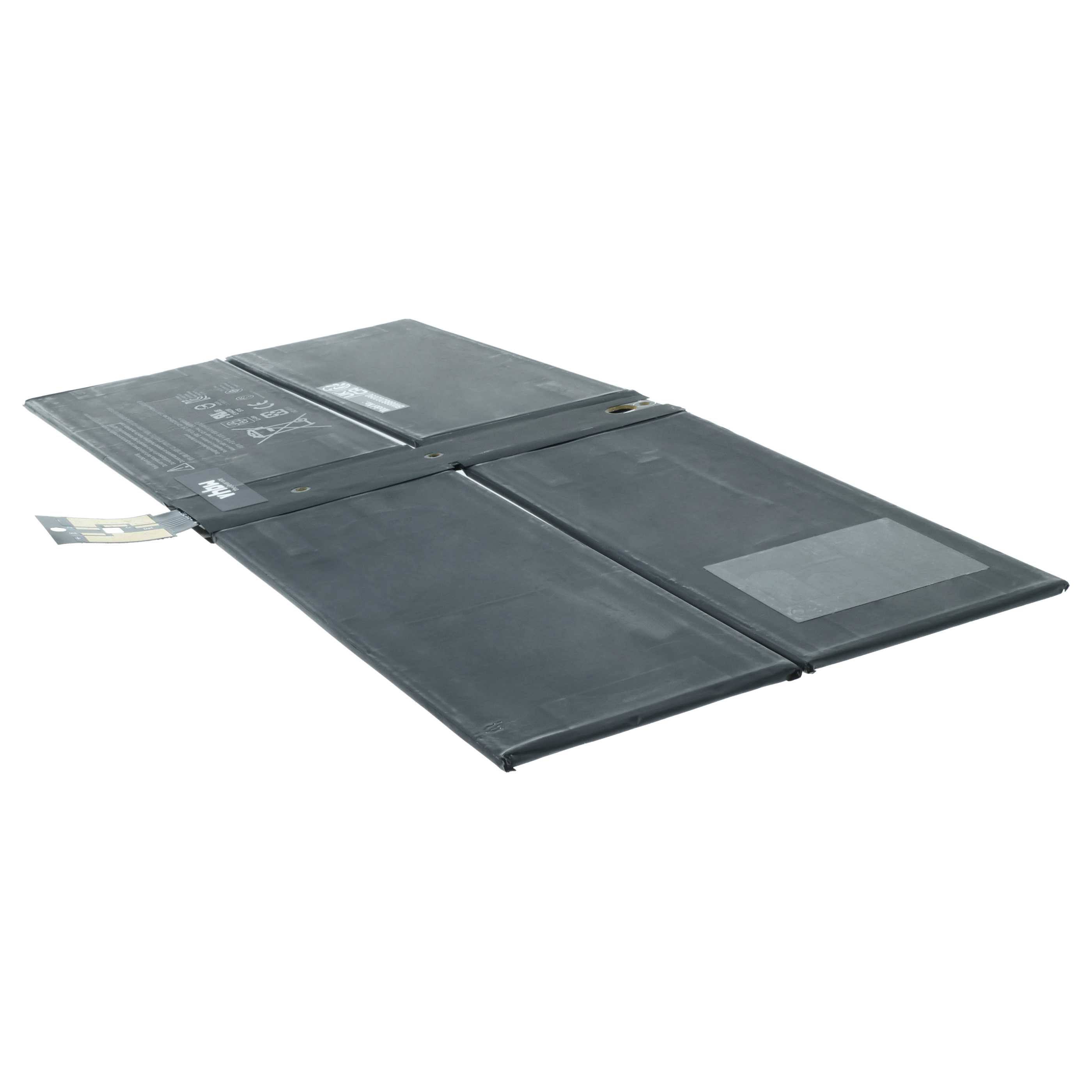 Batterie remplace Microsoft DYNK01 pour ordinateur portable Microsoft- 5900mAh 7,57V Li-polymère, noir