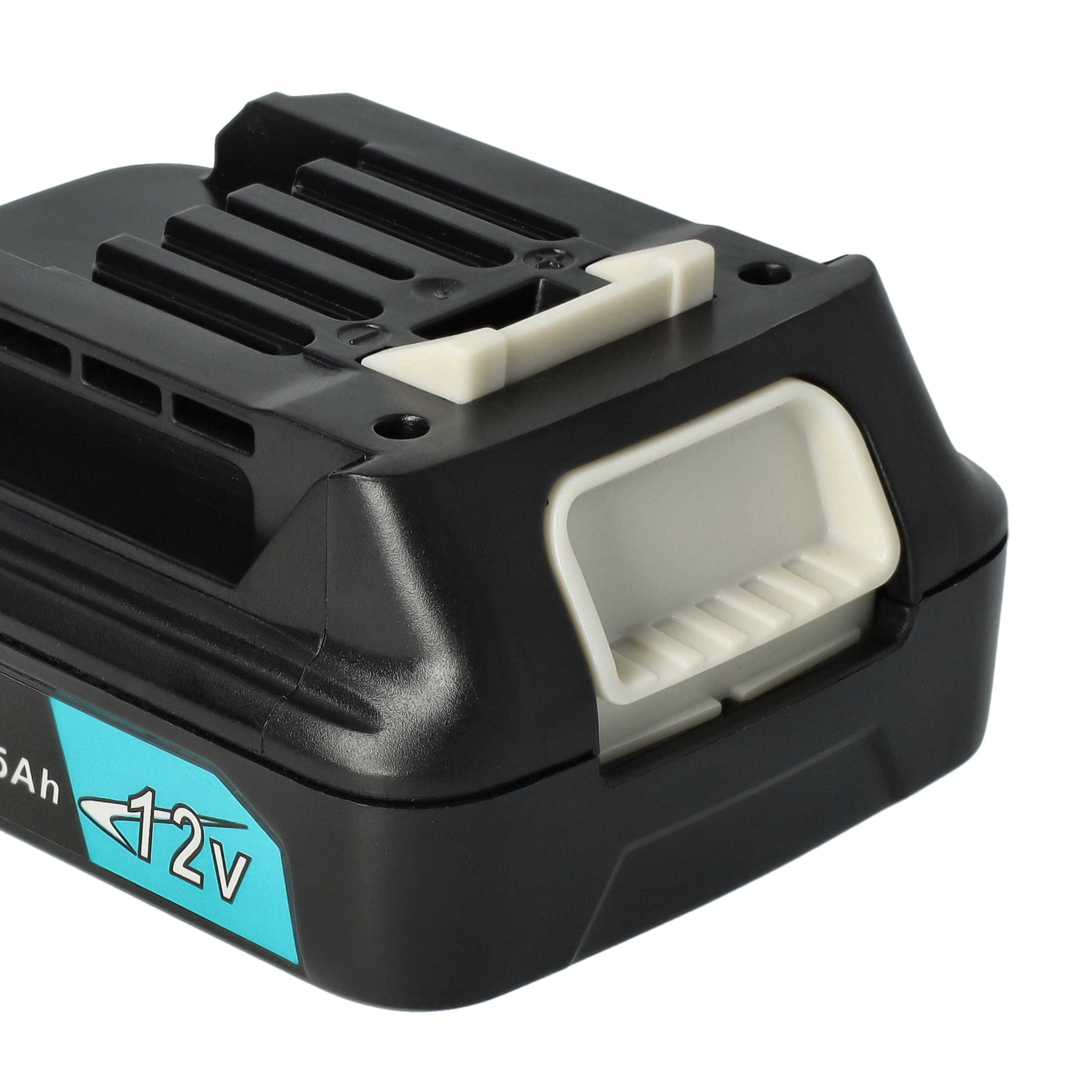 3x Batería para herramienta reemplaza Makita 197396-9, 197402-0, 197390-1, 197394-3 - 1500 mAh, 12 V, Li-Ion