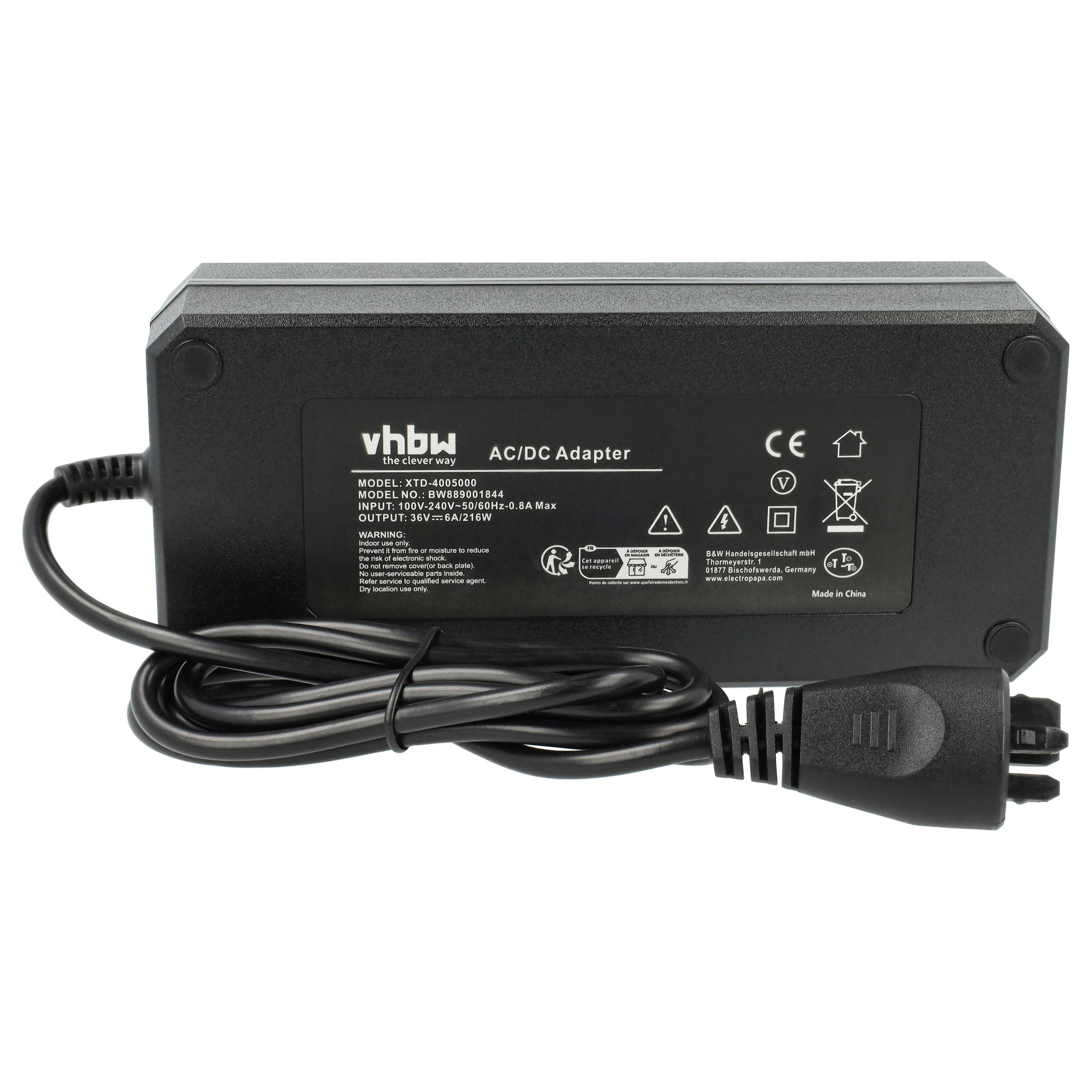 Charger replaces Bosch 0275007918, 0 275 007 925, 0 275 007 907, 0 275 007 915 for E-Bike Battery - 6 A