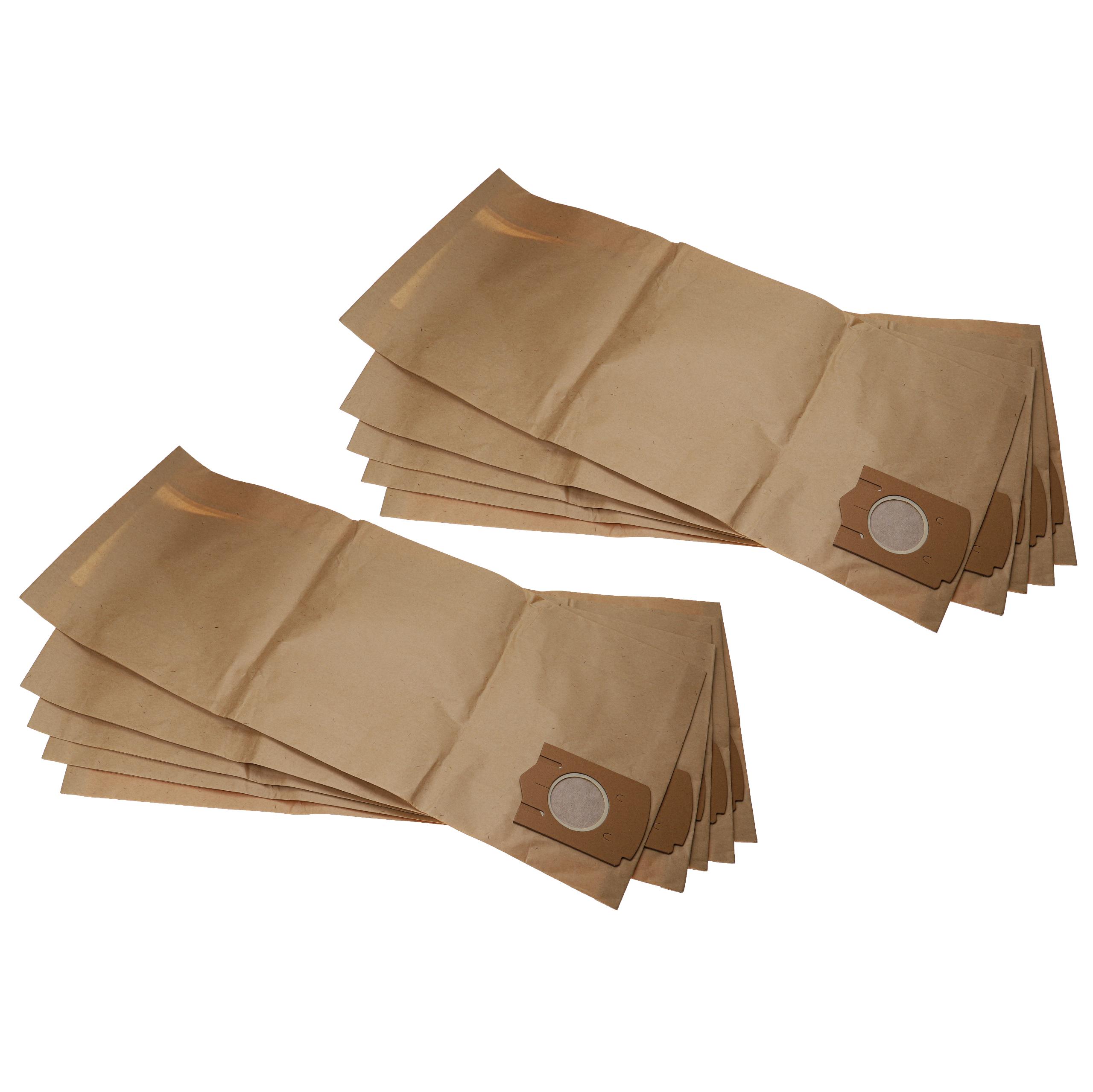 10x Sac remplace Bosch 2605411062, 3165140073622 pour aspirateur Bosch - papier