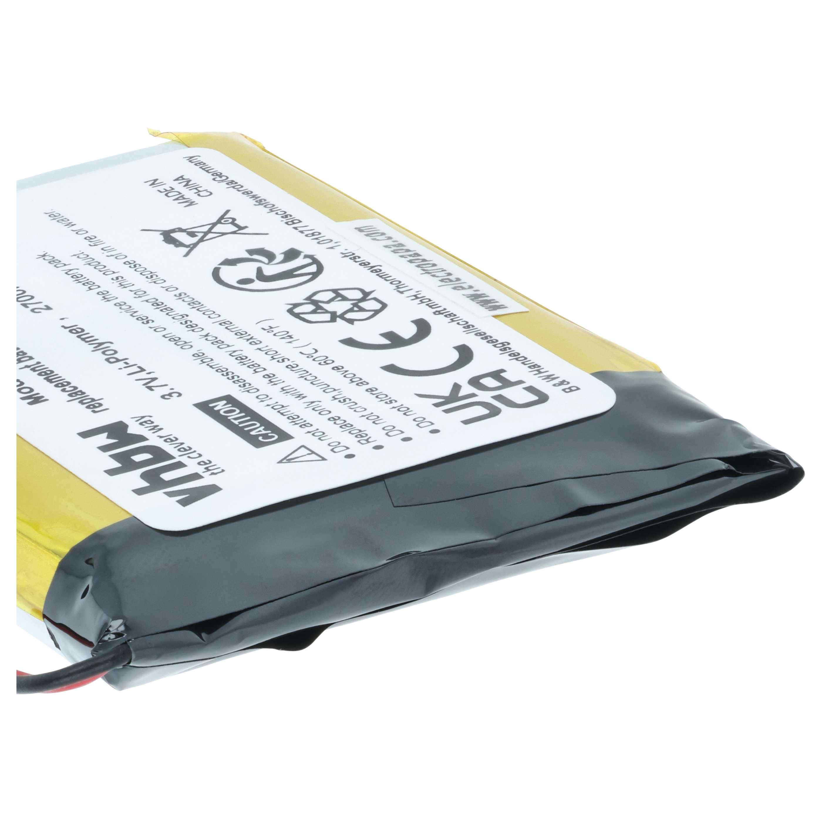 Akumulator do nawigacji GPS zamiennik Satmap 1S2PE583759-02X, ACT10-BAT-00146 - 2700 mAh 3,7 V LiPo