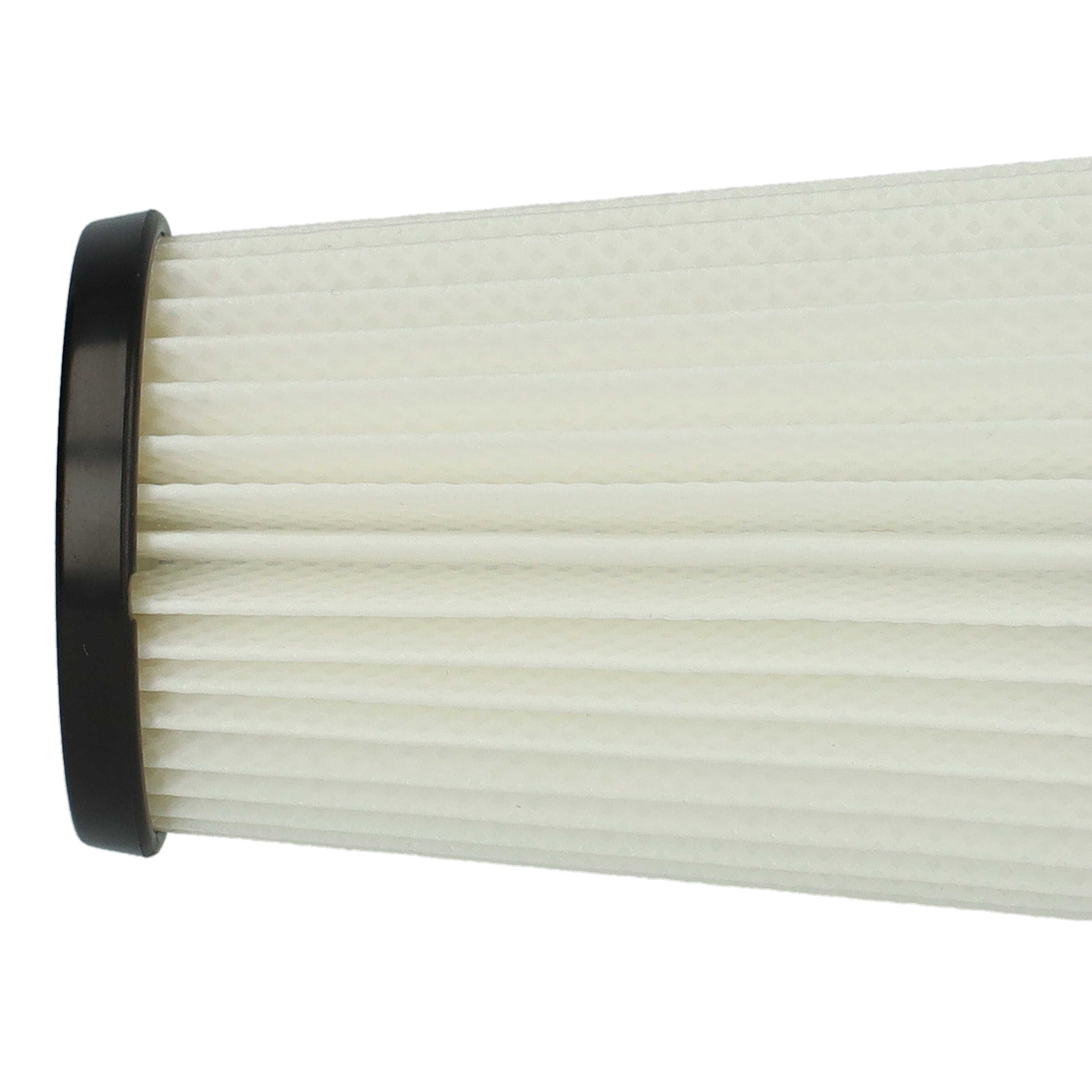 4x pleated filter replaces AEG AEF150, 9001683755, 90094073100 for Electrolux Vacuum Cleaner, black / white
