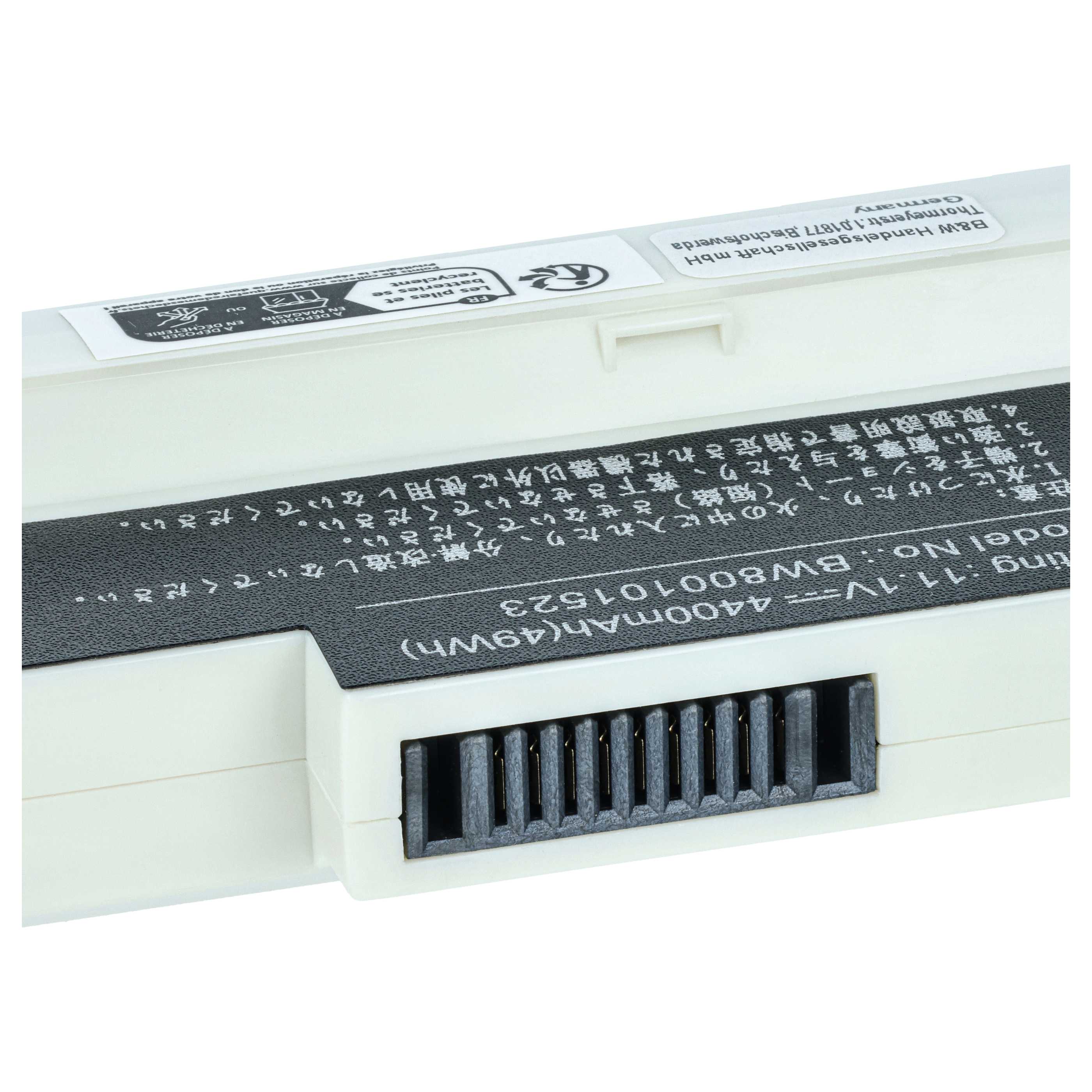 Akumulator do laptopa zamiennik Asus 70-OA1B1B2100, 0B20-00KA0AS - 4400 mAh 11,1 V Li-Ion, biały