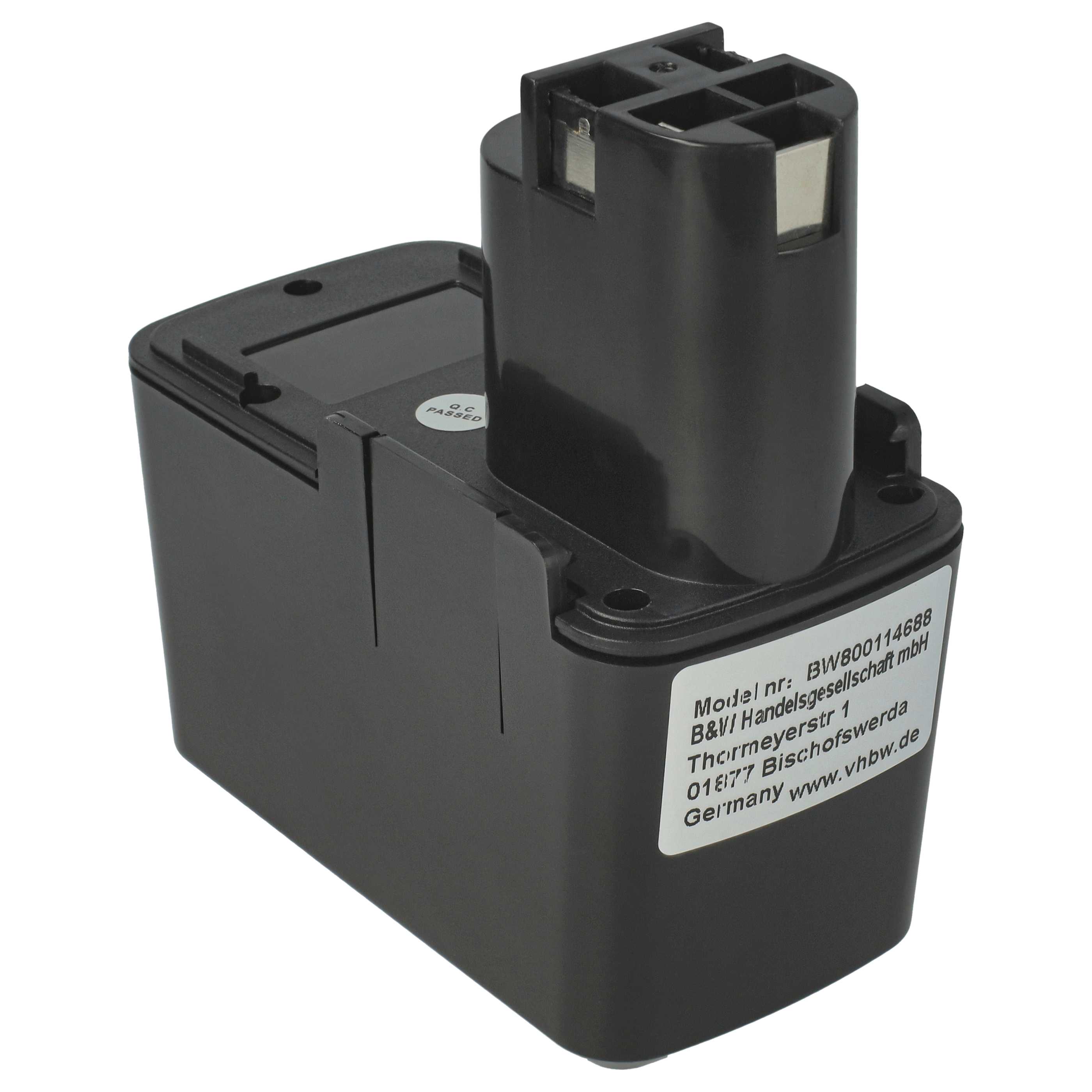 Batteria sostituisce Bosch 2 607 335 055, 2 607 335 054, 2 607 335 071 per attrezzo - 1,5Ah 12V NiMH