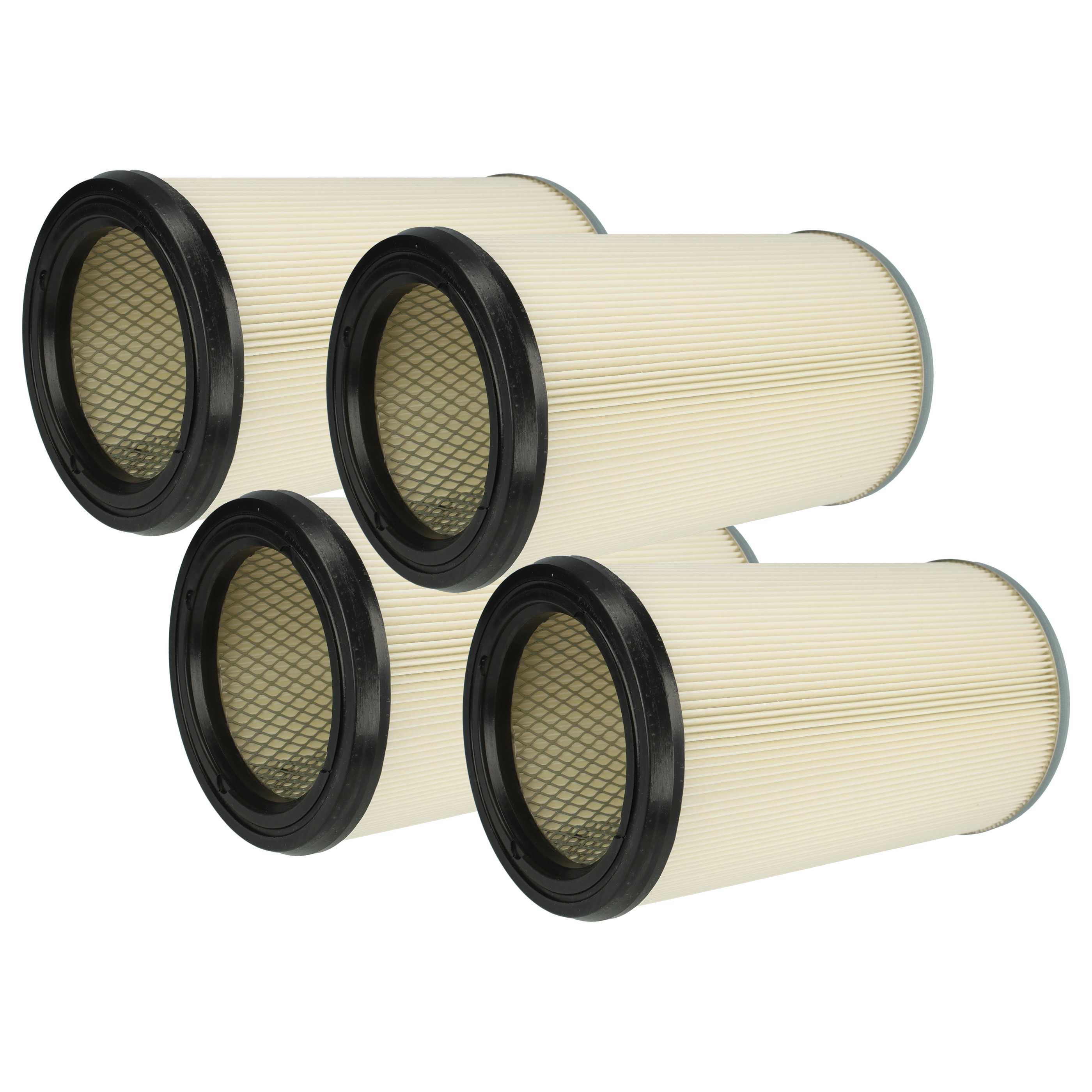 4x Filtro reemplaza Kärcher 57310070, 5.731-007.0 para aspiradora Kärcher, blanco / plata / azul