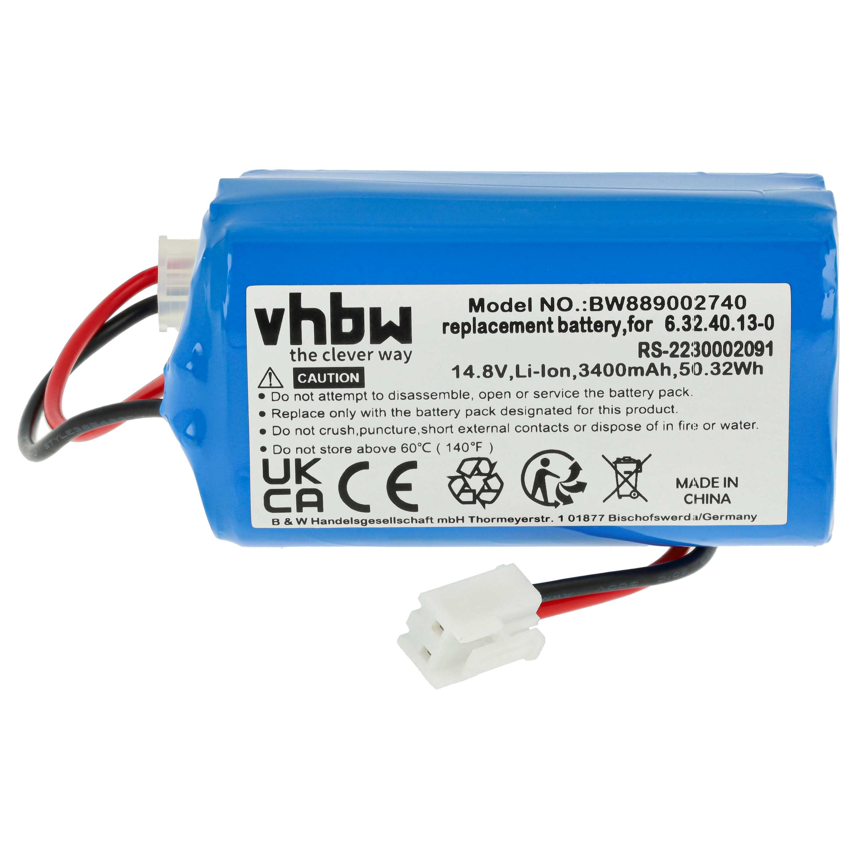 Akumulator do robota zamiennik Rowenta RS-2230002091 - 3400 mAh 14,8 V Li-Ion