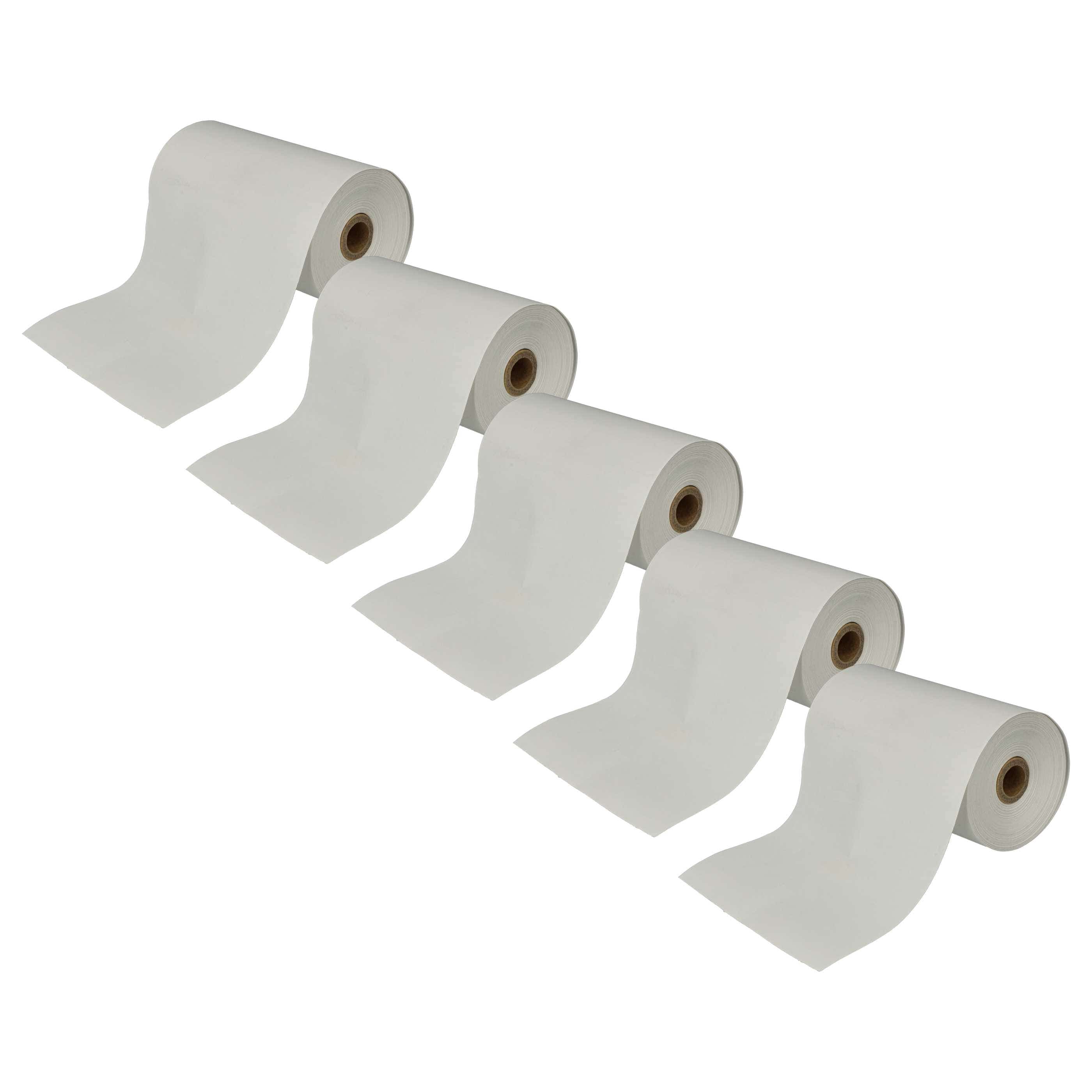 5x Label Roll replaces Brother RD-M01C5 Labeller - Standard 102 mm x 29.3 m
