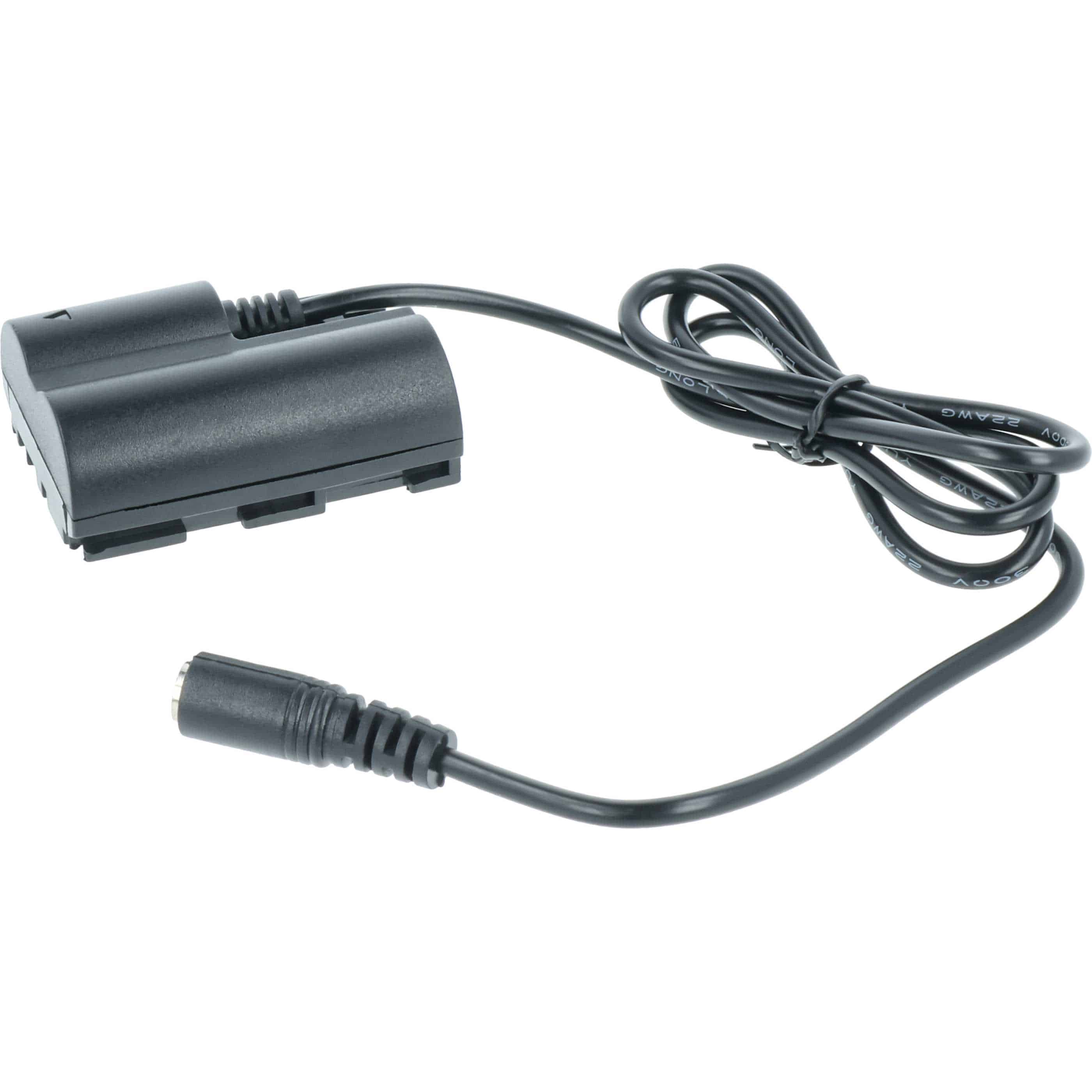 DC Coupler replaces Canon DR-400 for Canon Camera