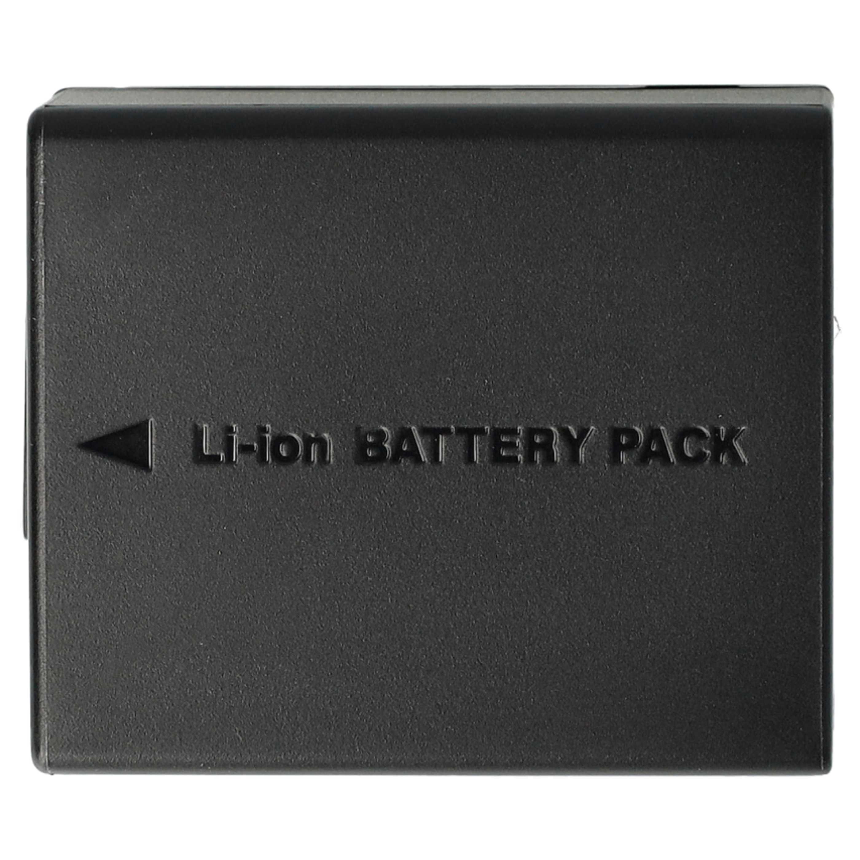 2x Battery replaces Panasonic DMW-BLB13E, DMW-BLB13 - 1000mAh, 7.2V, Li-Ion