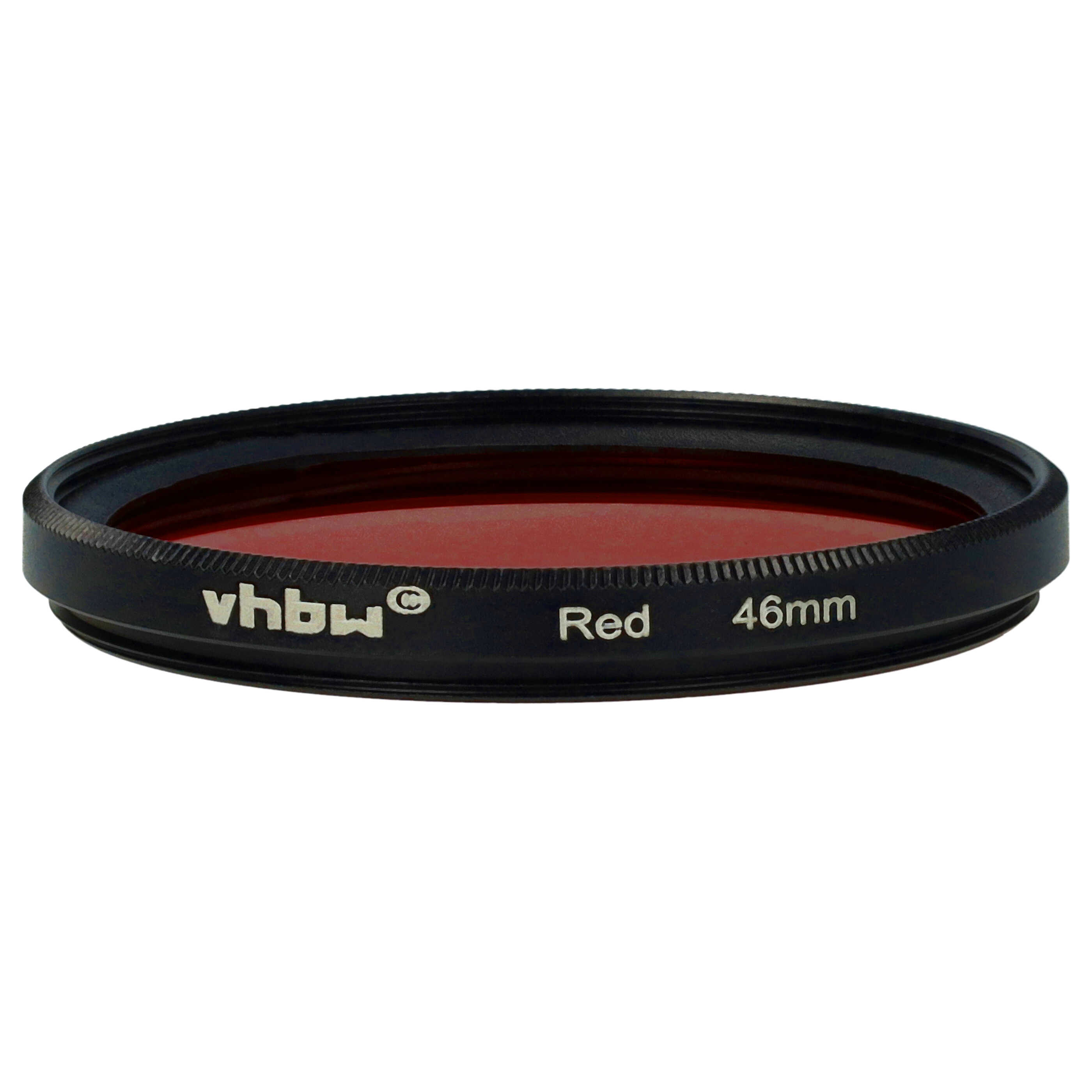 Filtr fotograficzny na obiektywy z gwintem 46 mm - filtr czerwony