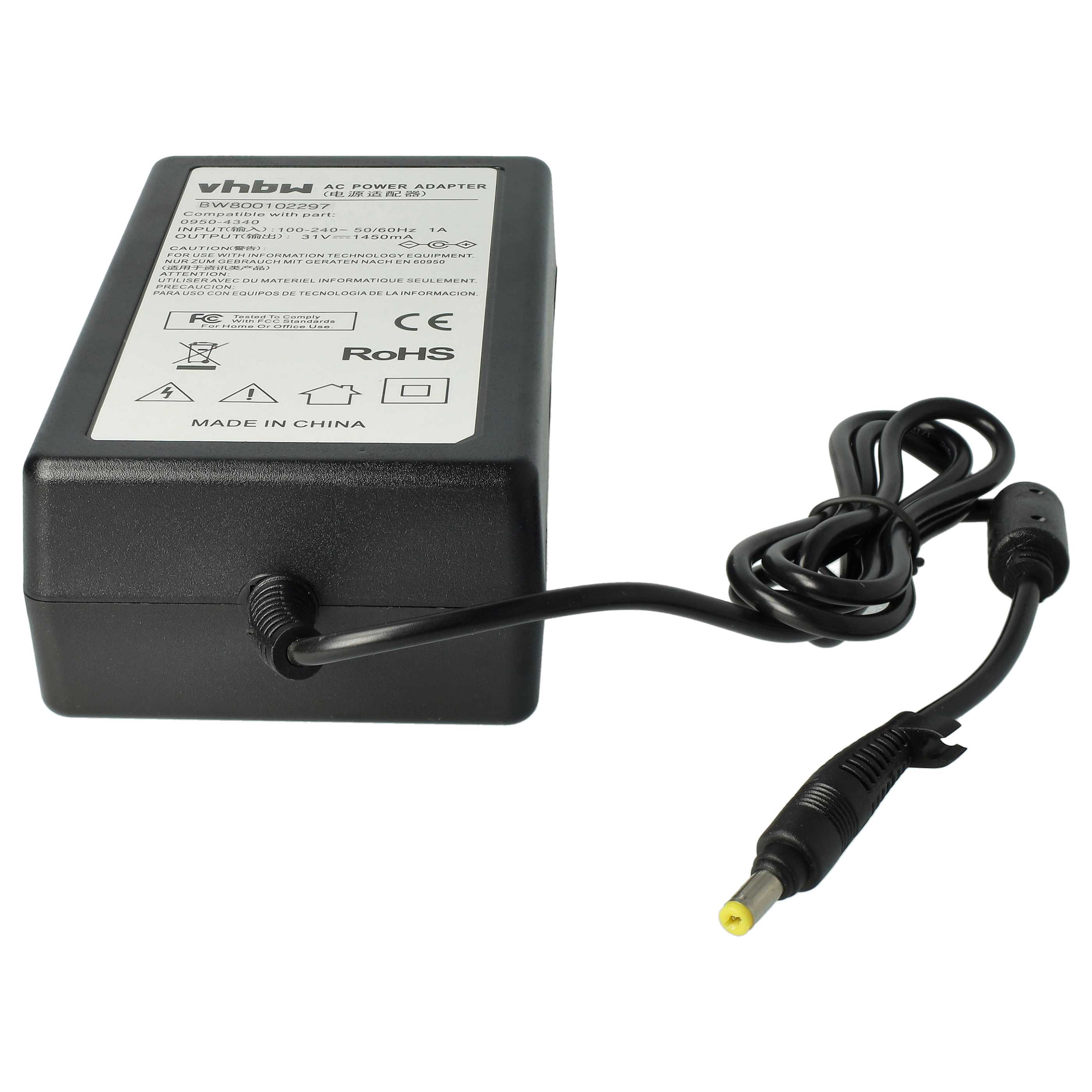 Mains Power Adapter replaces HP 0950-4340 Printer