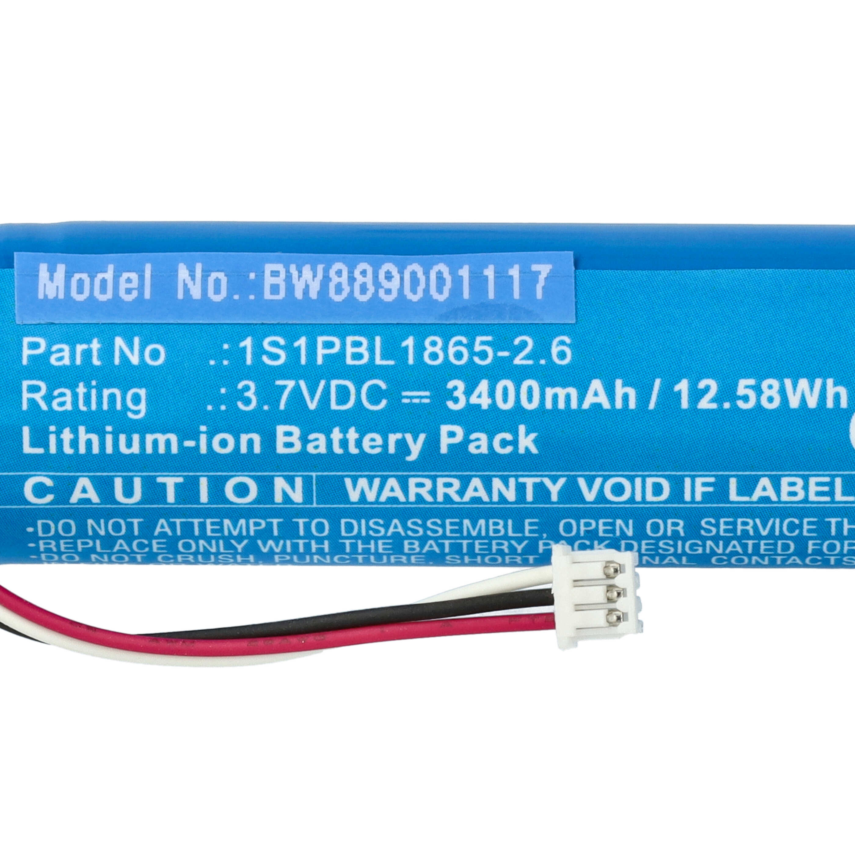 Batterie Remplacement Pour Philips Type 1S1PBL1865-2.6 - Li-Ion 3,7V 2600mAh - Compatible Babyphone, Appareils Philips