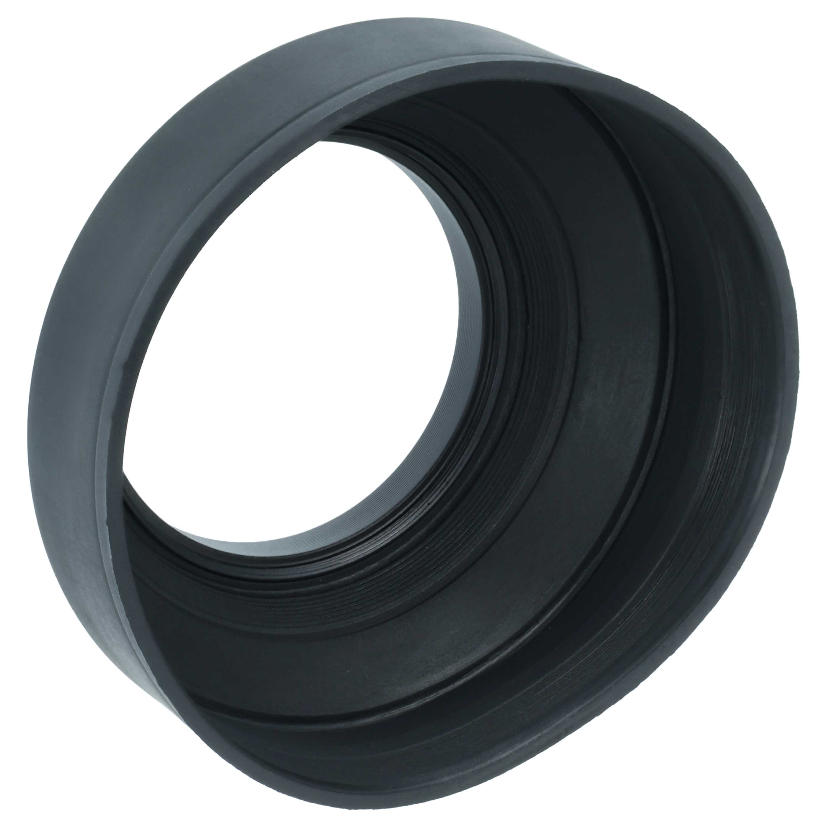 Lens Hood suitable for Lens with 62 mm Diameter, rubber, black