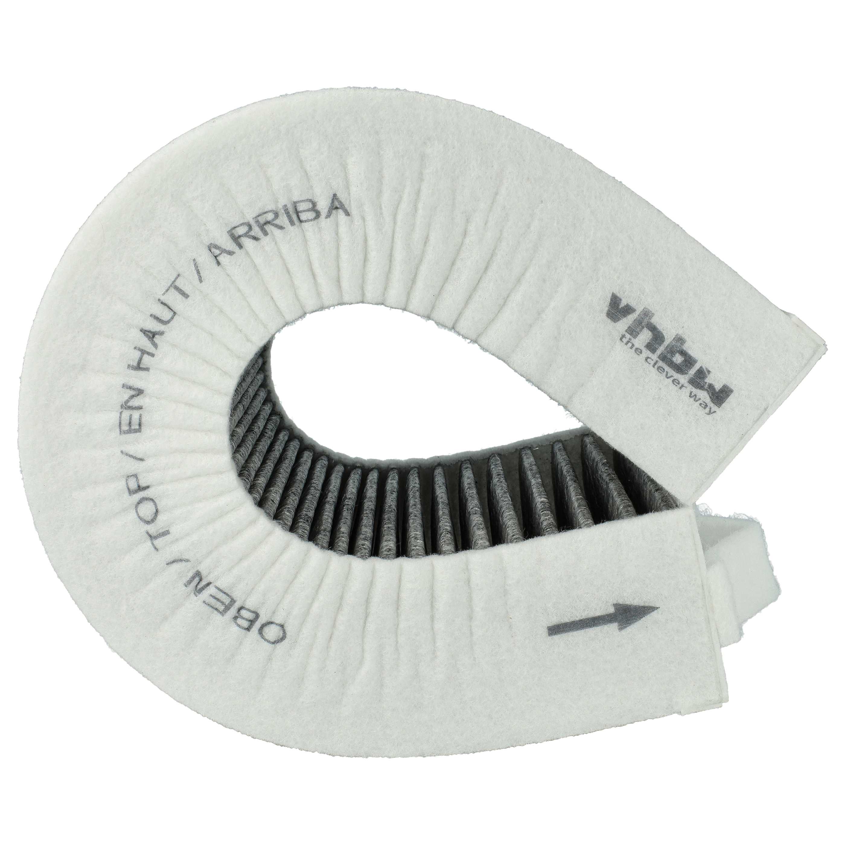 8x Filtres à charbon actif remplace Bora PUAKF pour hotte Bora