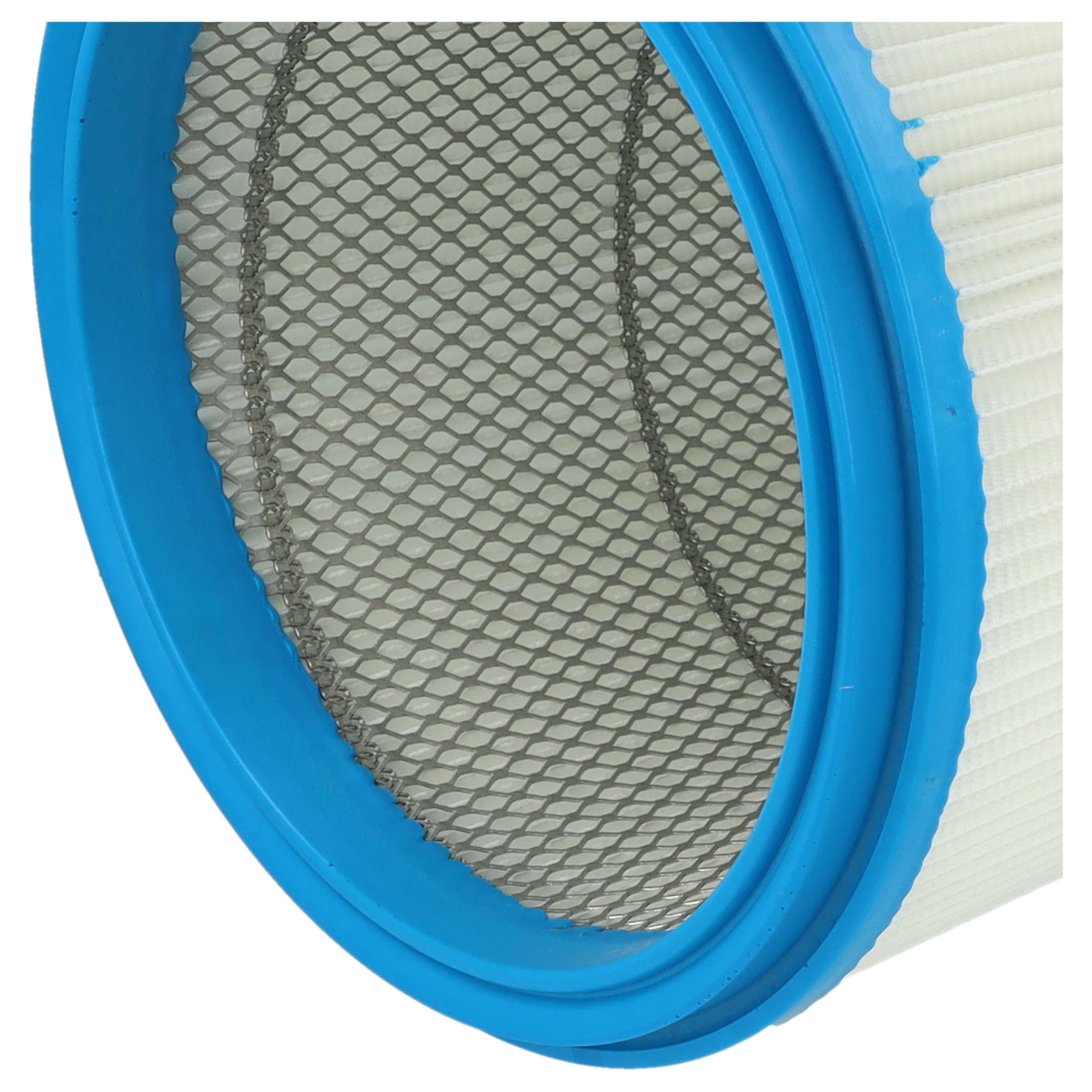 8x Filtercartridge filter replaces Bosch 2607432008 for Bosch Vacuum Cleaner, white / silver / blue