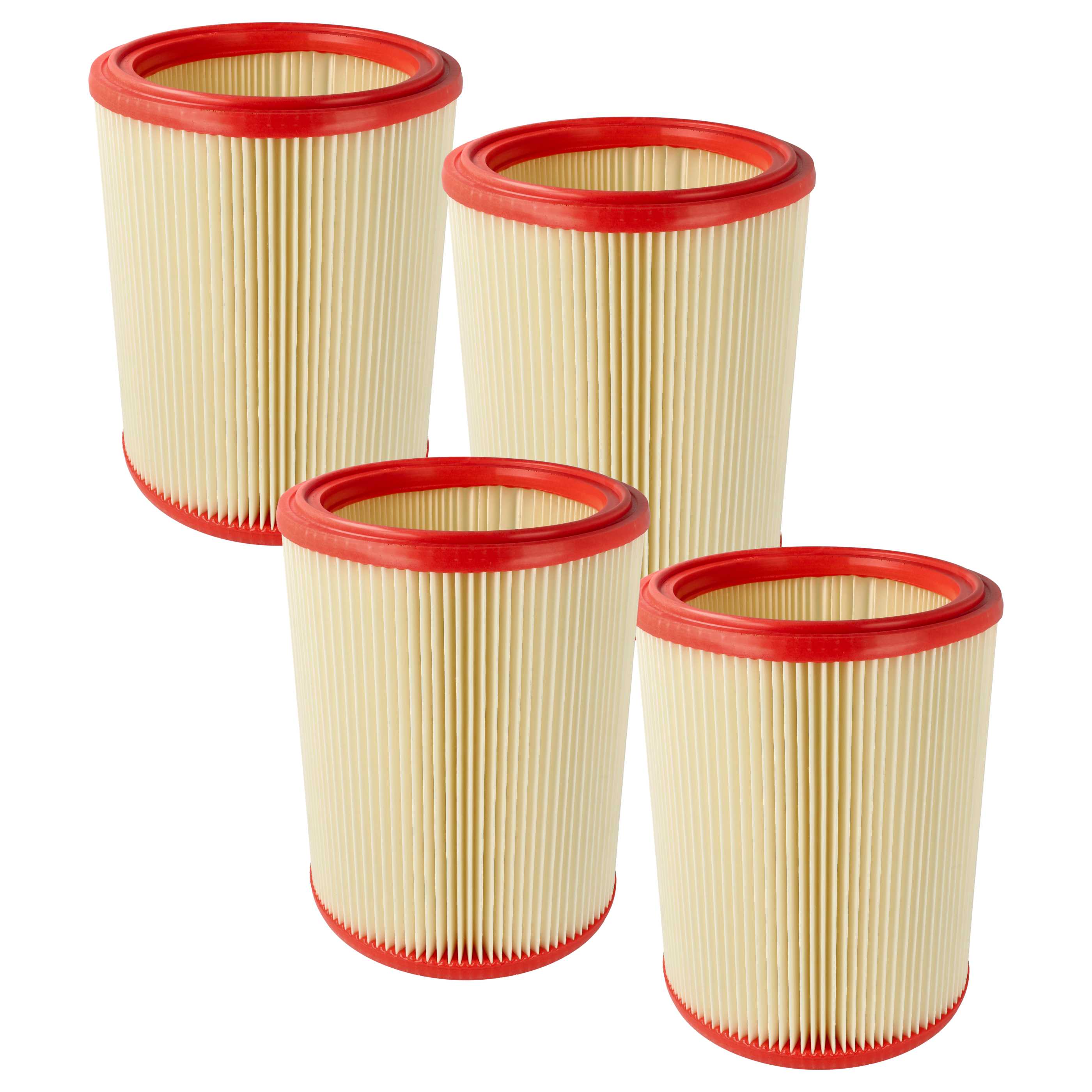 4x pleated filter replaces Festool 486241 for Bosch Vacuum Cleaner