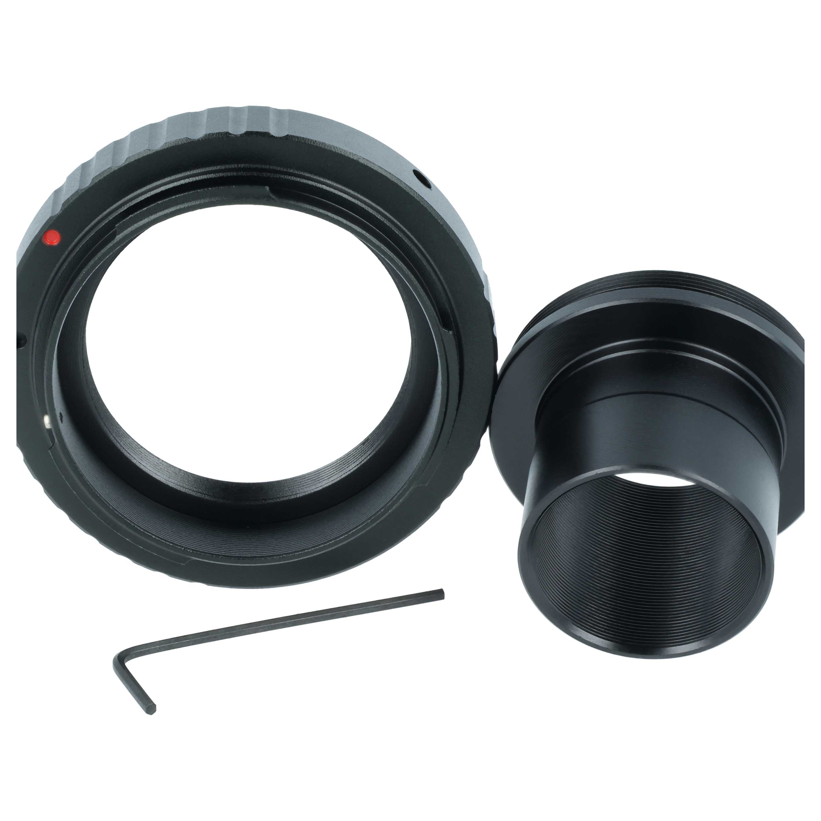 2x Adattatore ad anello T2 per macchine fotografiche, telescopi Canon EOS 500D, 80D, 550D, Kiss X80- 1,25", M4