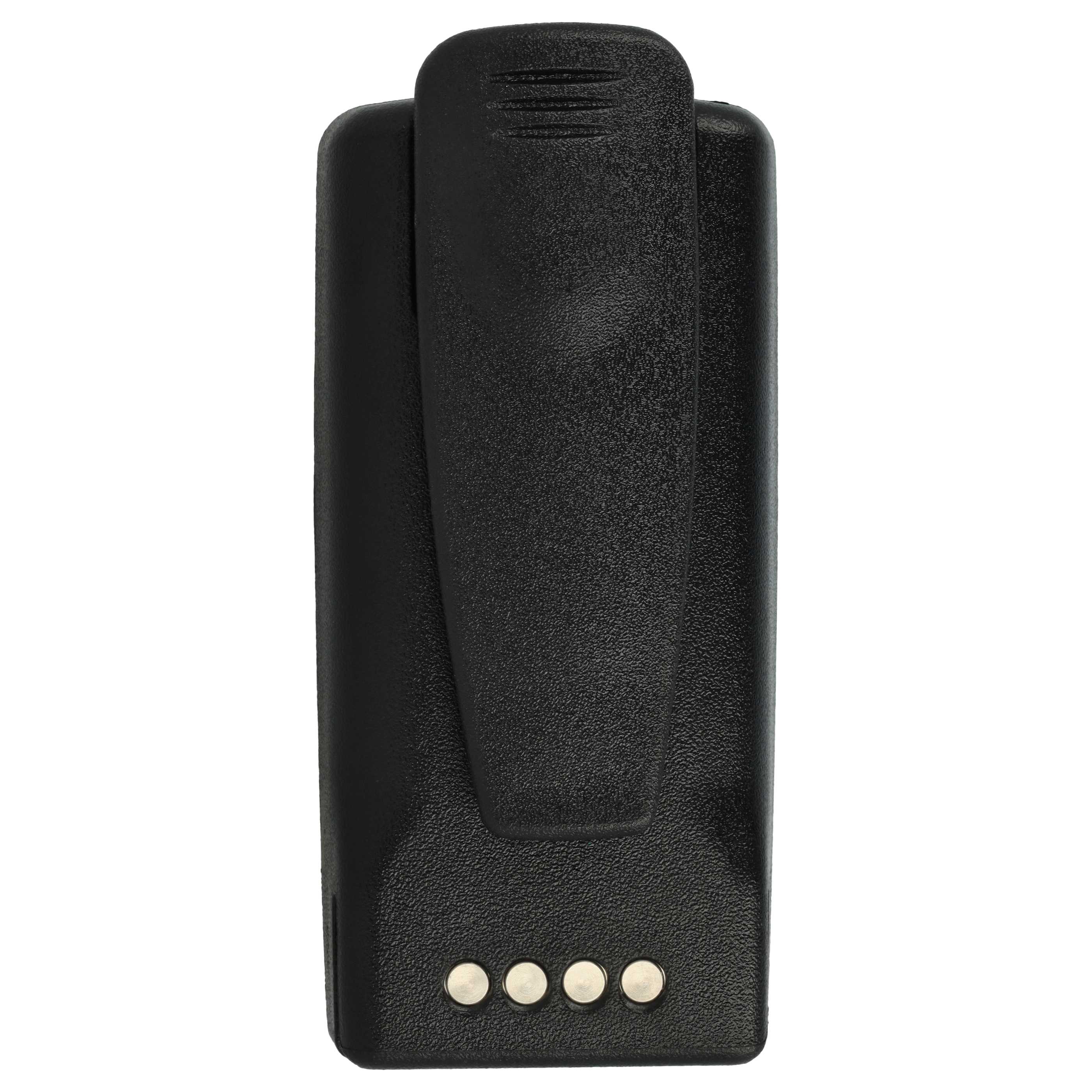 Radio 2x Battery replaces Motorola 6080384X65, RLN6305, PMNN6035, RLN6305B - 2200 mAh 7.5 V Li-Ion + Belt Clip