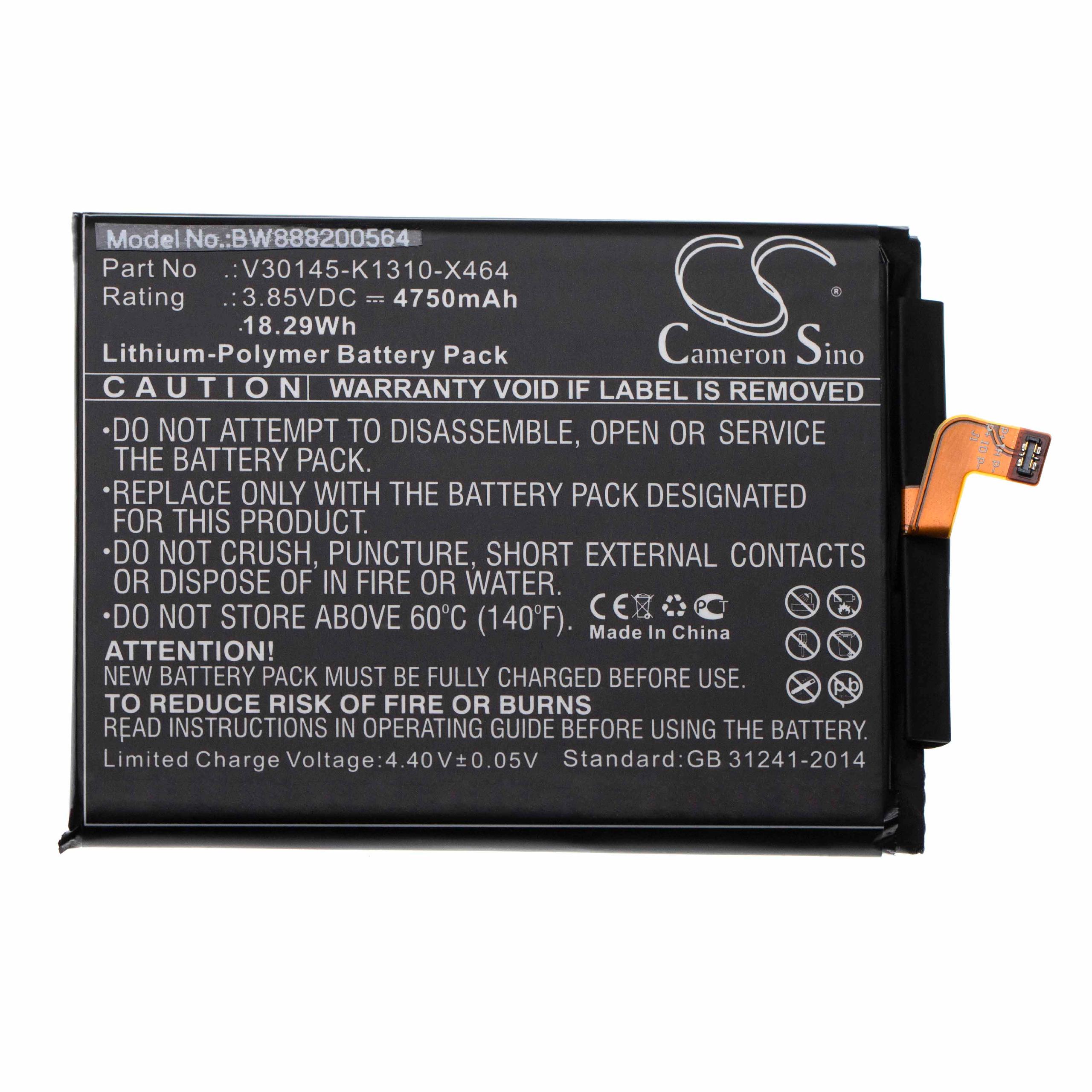 Mobile Phone Battery Replacement for Gigaset V30145-K1310-X464 - 4750mAh 3.85V Li-polymer