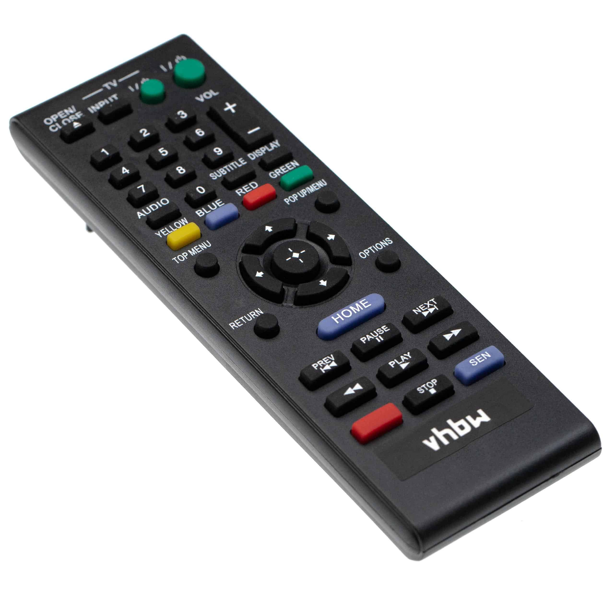 Remote Control replaces Sony RMT-B118A for Sony Blu-Ray Disc Player