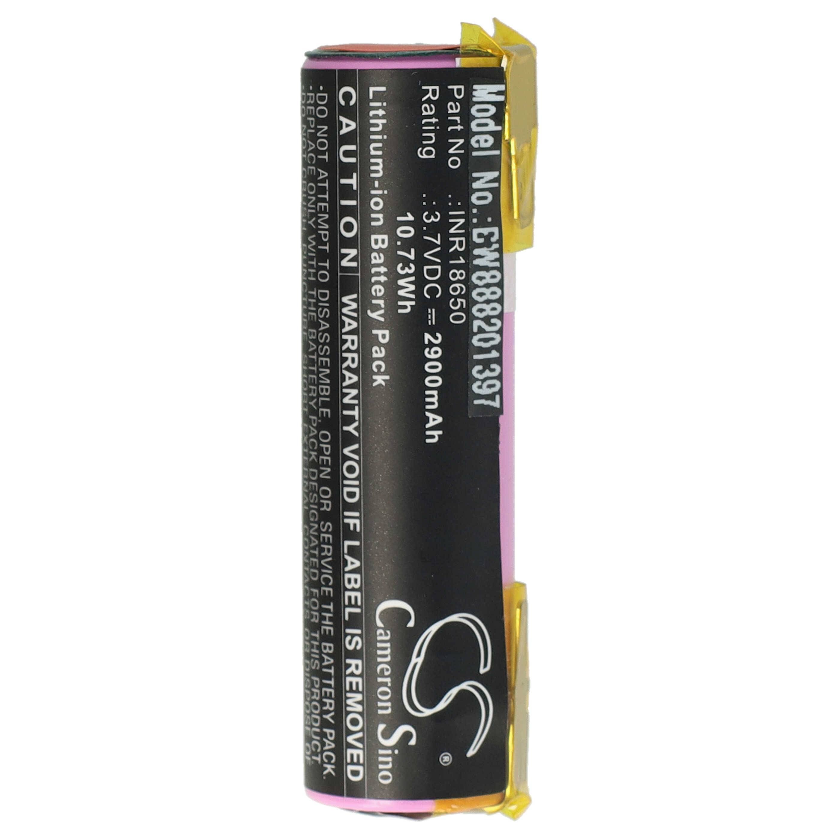 Batería reemplaza Atika 08829-00.640.00, 08800-000.640.00, 302380 para herramienta - 2900 mAh, 3,7 V, Li-Ion