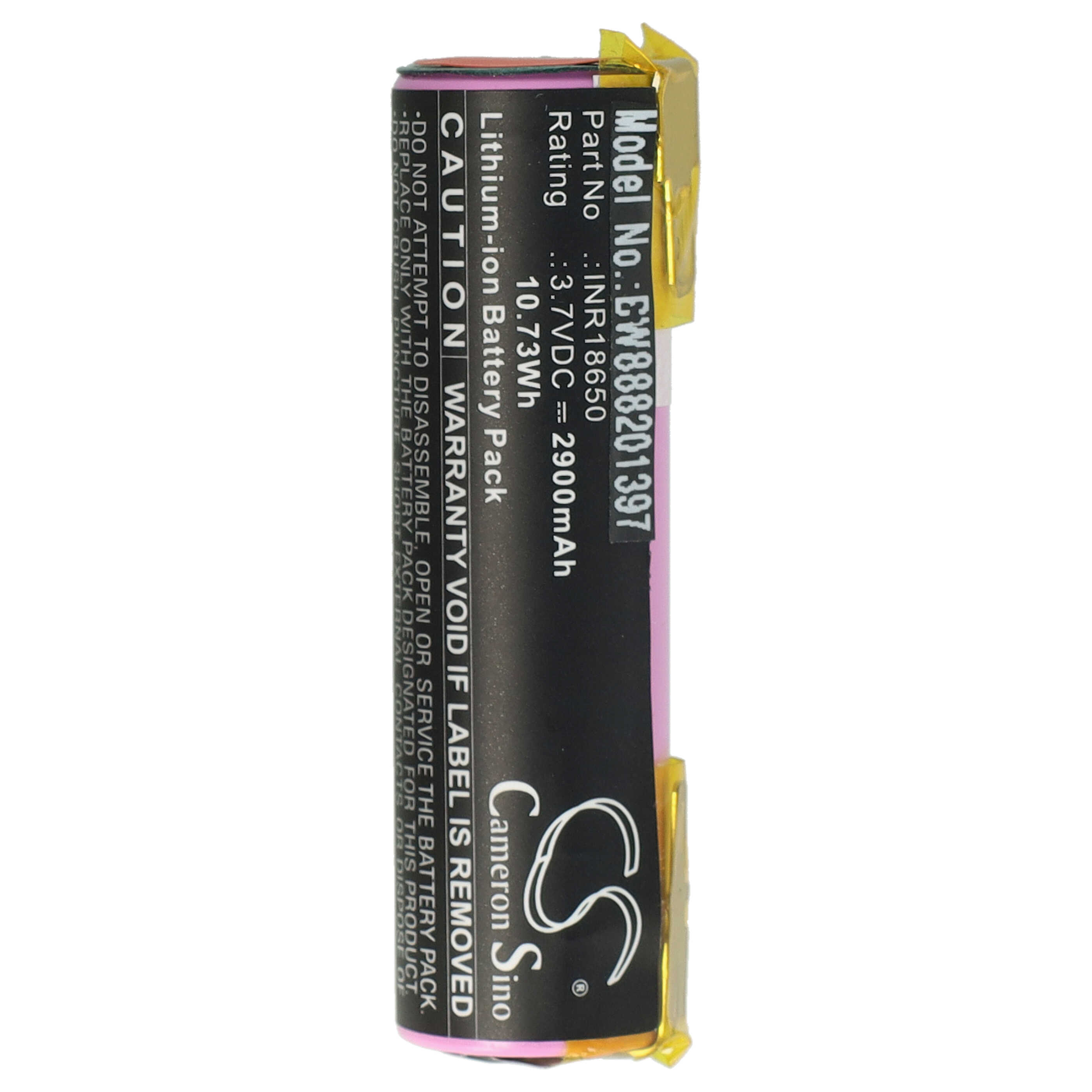 Battery replaces Atika 302380, 08829-00.640.00, 08800-000.640.00 Electric Power Tool - 2900 mAh, 3.7 V, Li-Ion