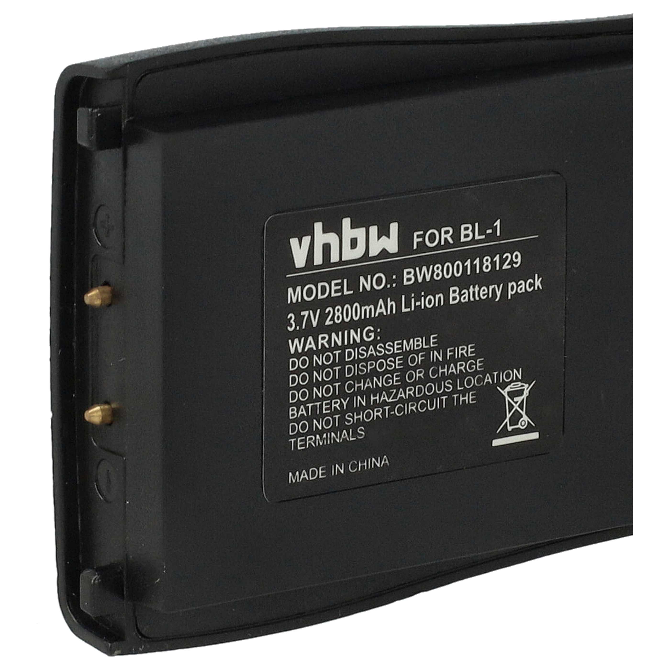Radio Battery Replacement for Baofeng BL-1 - 2800 mAh 3.7 V Li-Ion