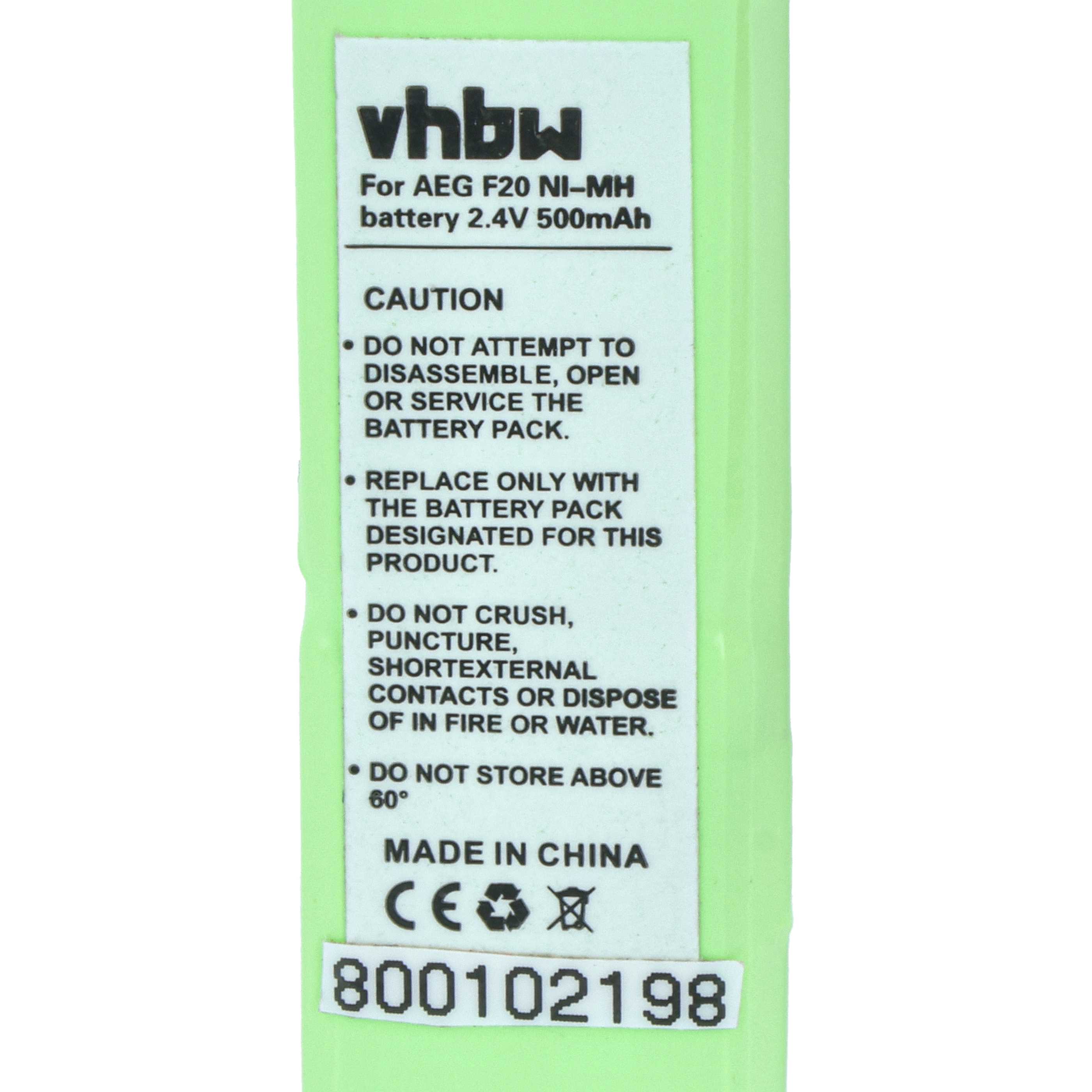 3x Batteries remplace pour téléphone Grundig - 500mAh 2,4V NiMH