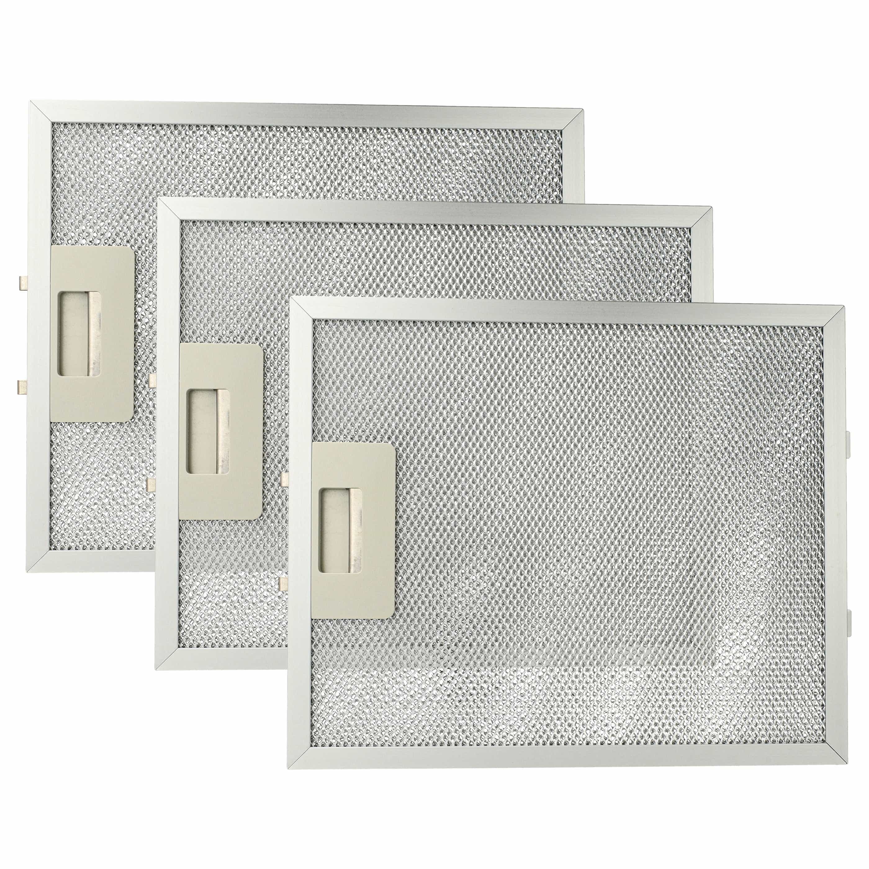 3x Filtres métal remplace AEG 4055101671 pour hotte aspirante